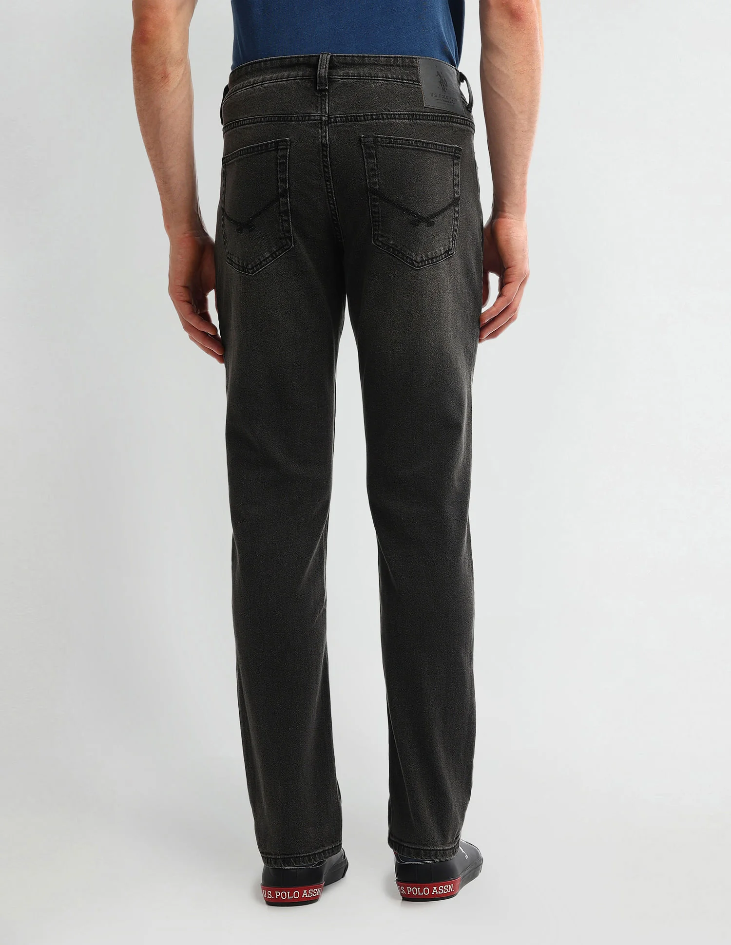 Brandon Slim Tapered Black Jeans - Image 5