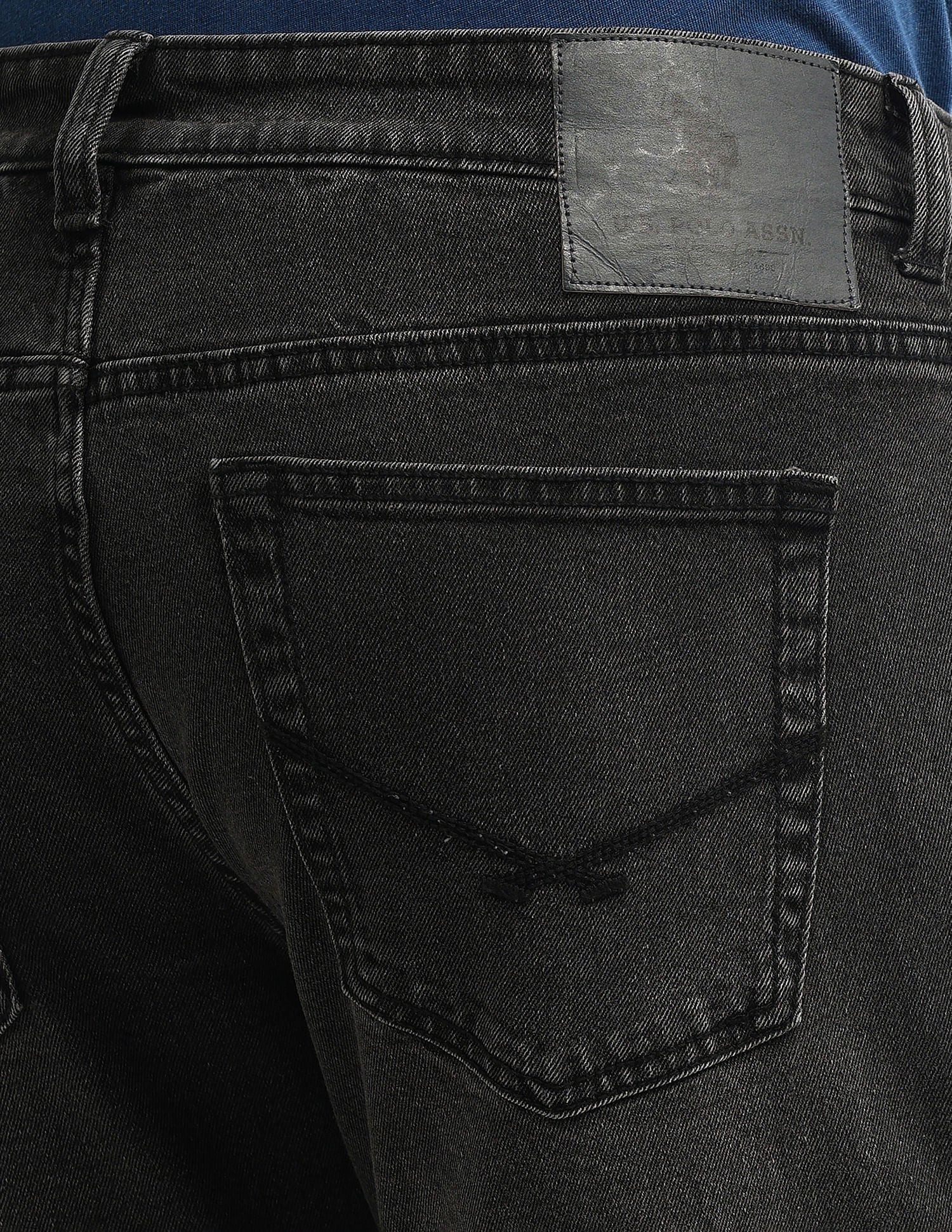 Brandon Slim Tapered Black Jeans - Image 7