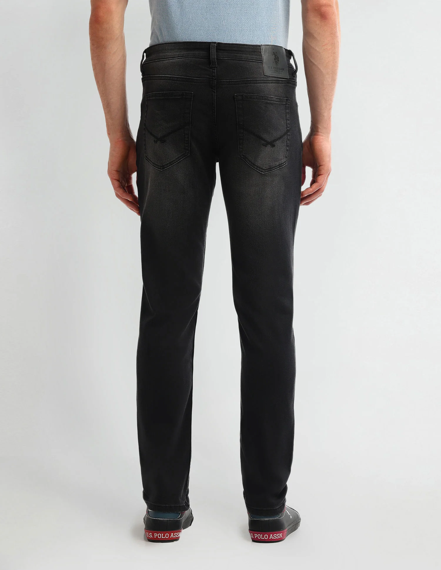 Brandon Slim Tapered Black Jeans - Image 5