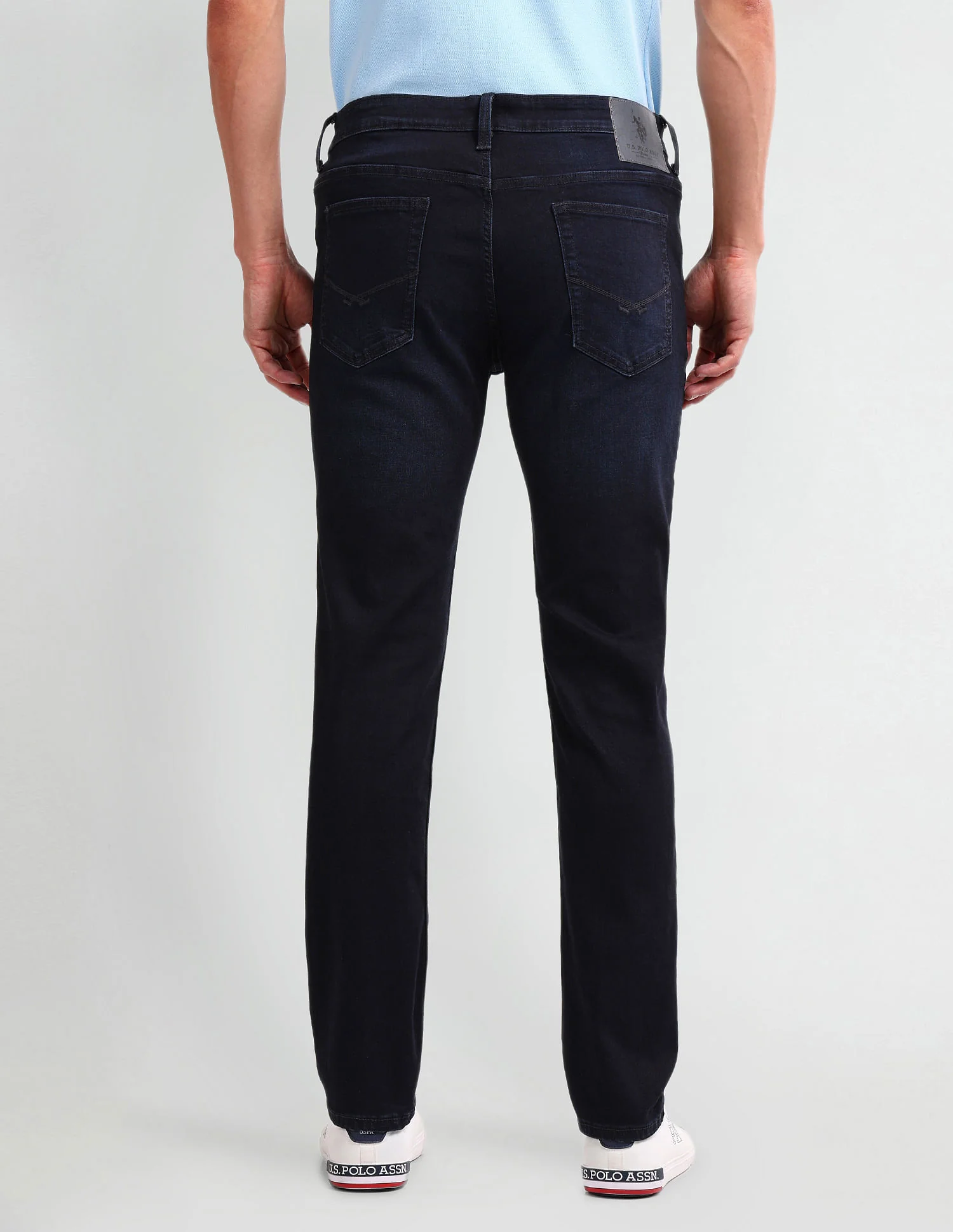 Brandon Slim Tapered Blue Jeans - Image 5