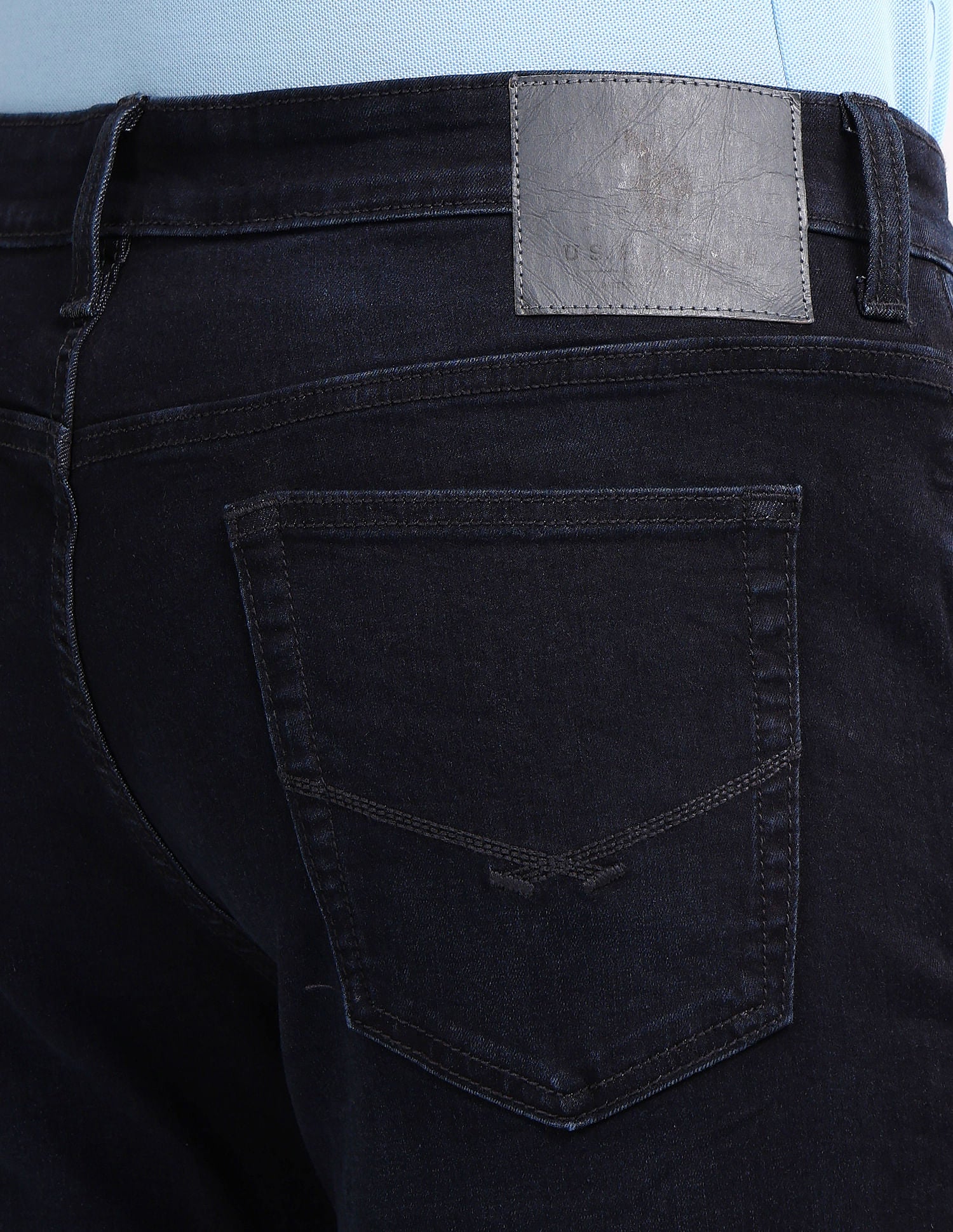 Brandon Slim Tapered Blue Jeans - Image 7