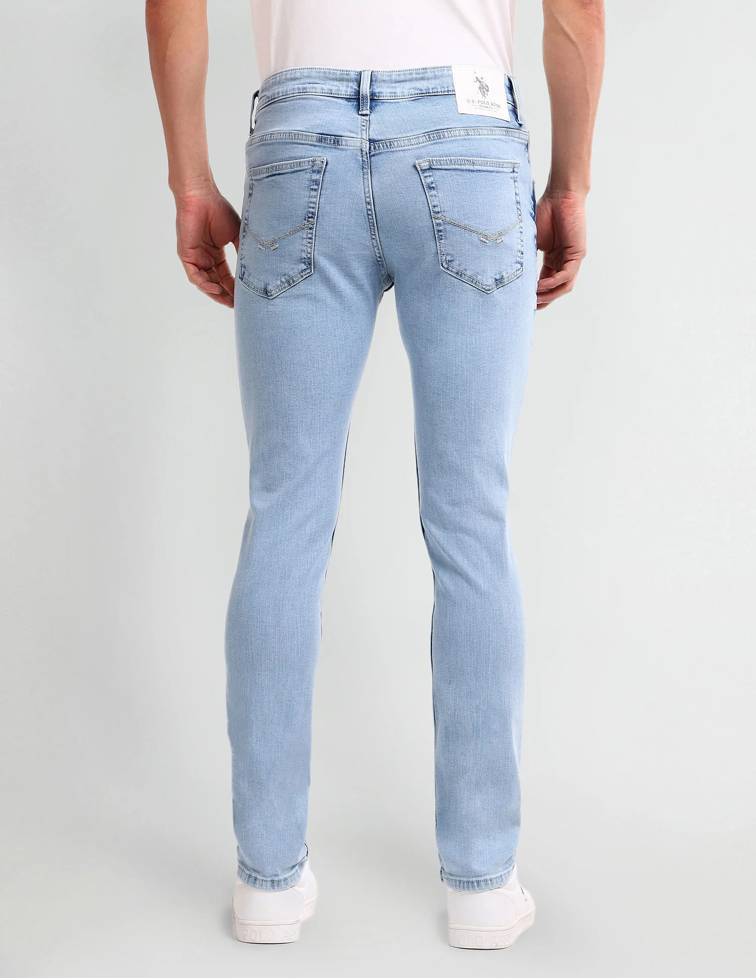 Brandon Slim Tapered Blue Jeans - Image 5