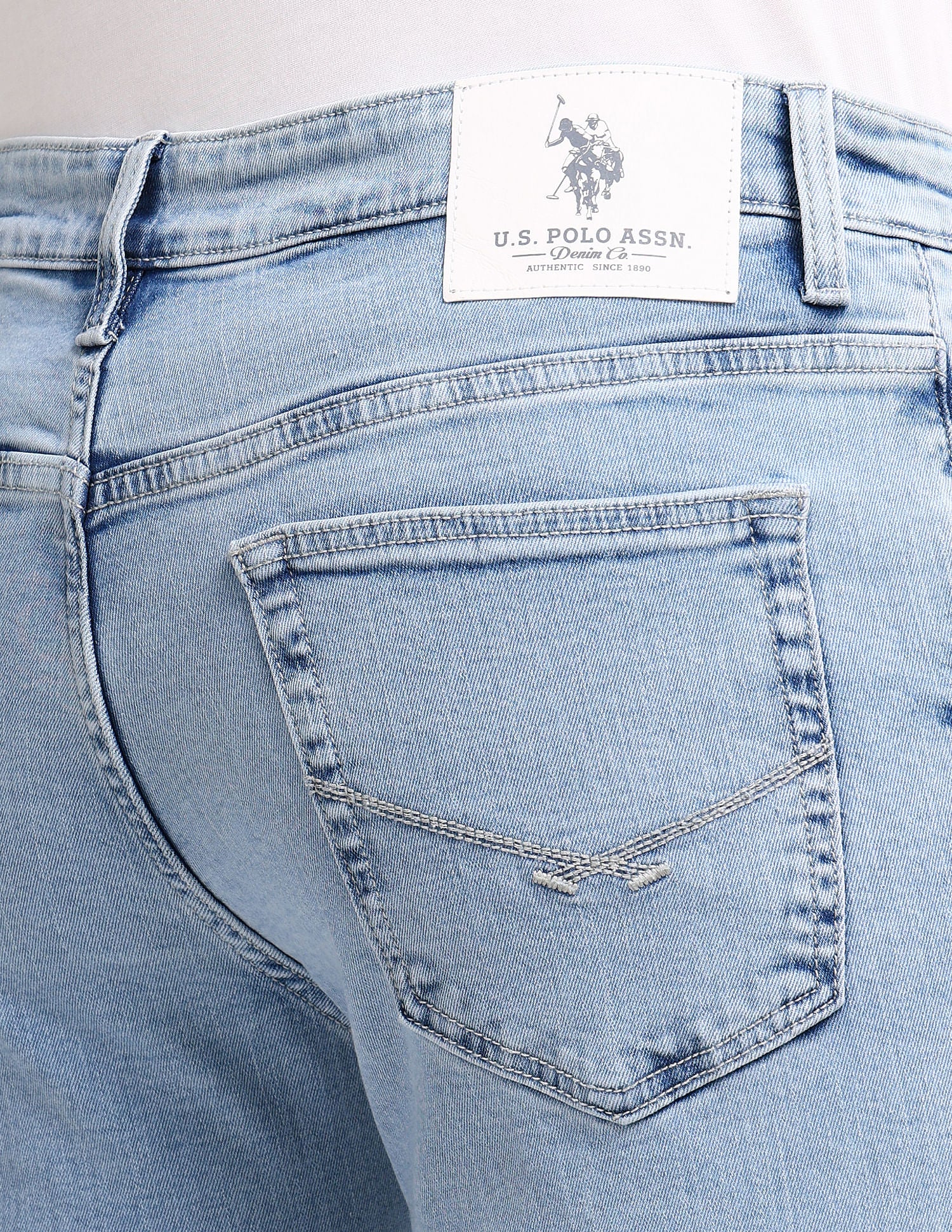 Brandon Slim Tapered Blue Jeans - Image 7