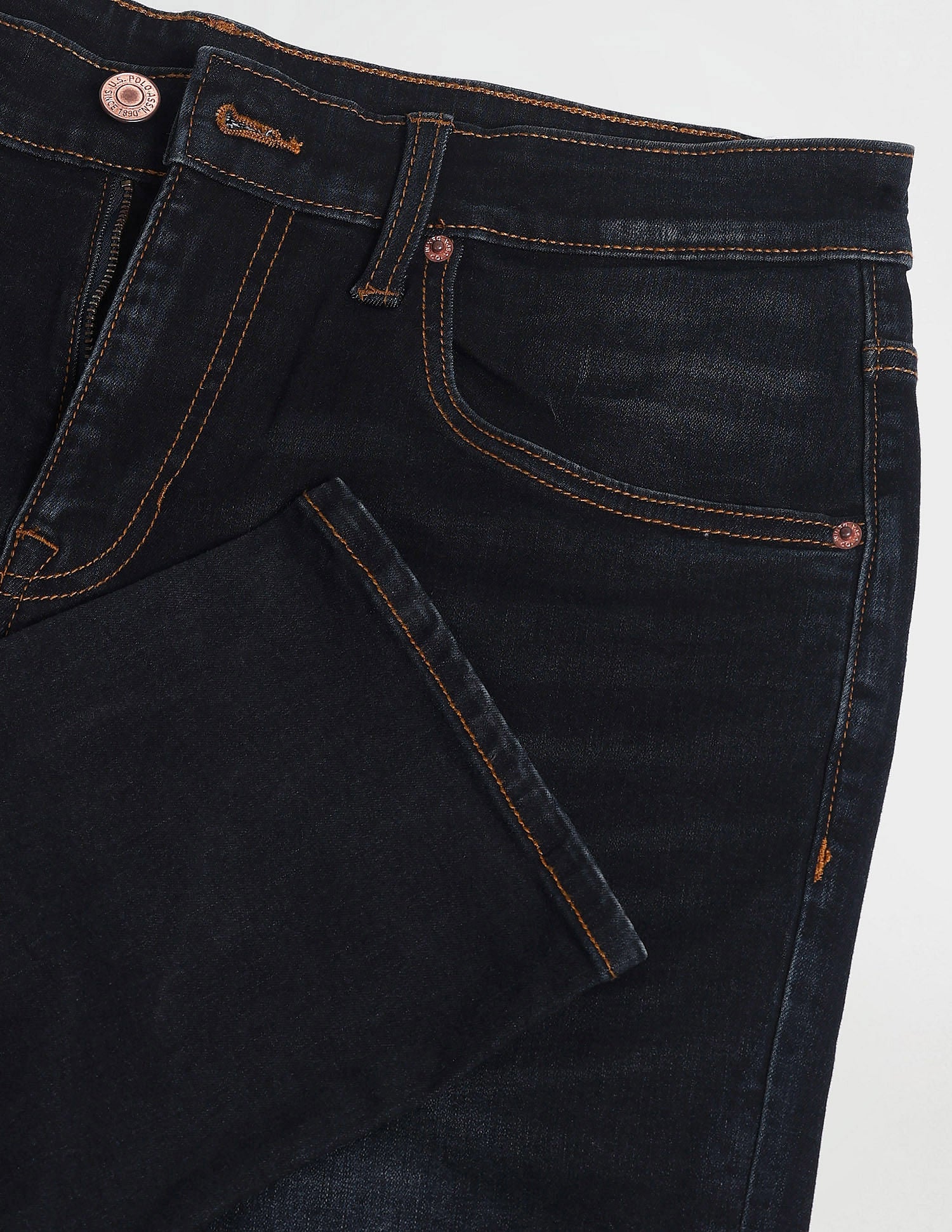 Brandon Slim Tapered Blue Jeans - Image 2