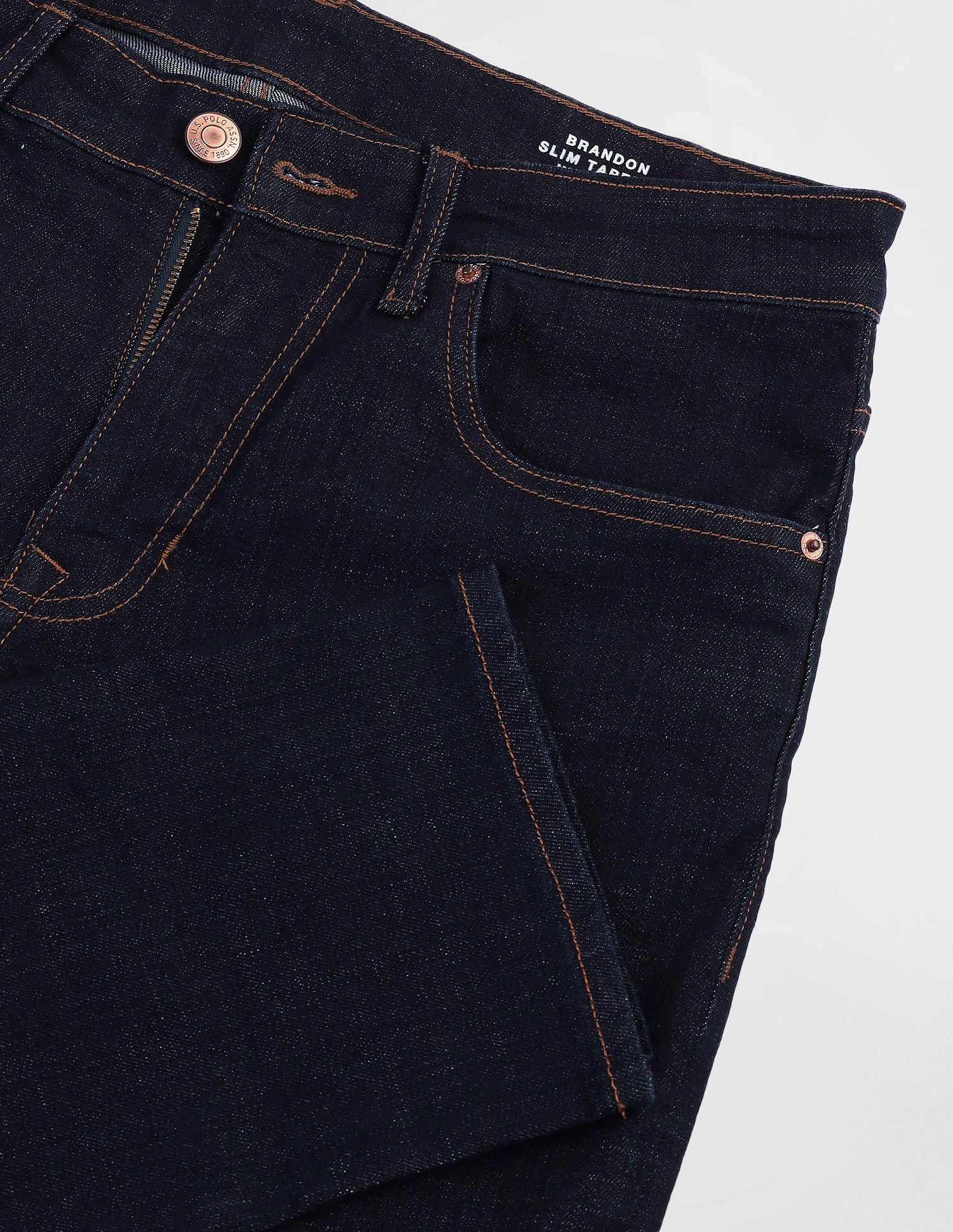 Brandon Slim Tapered Blue Jeans - Image 2