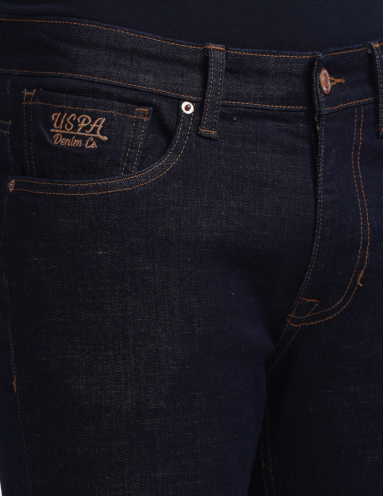 Brandon Slim Tapered Blue Jeans - Image 7