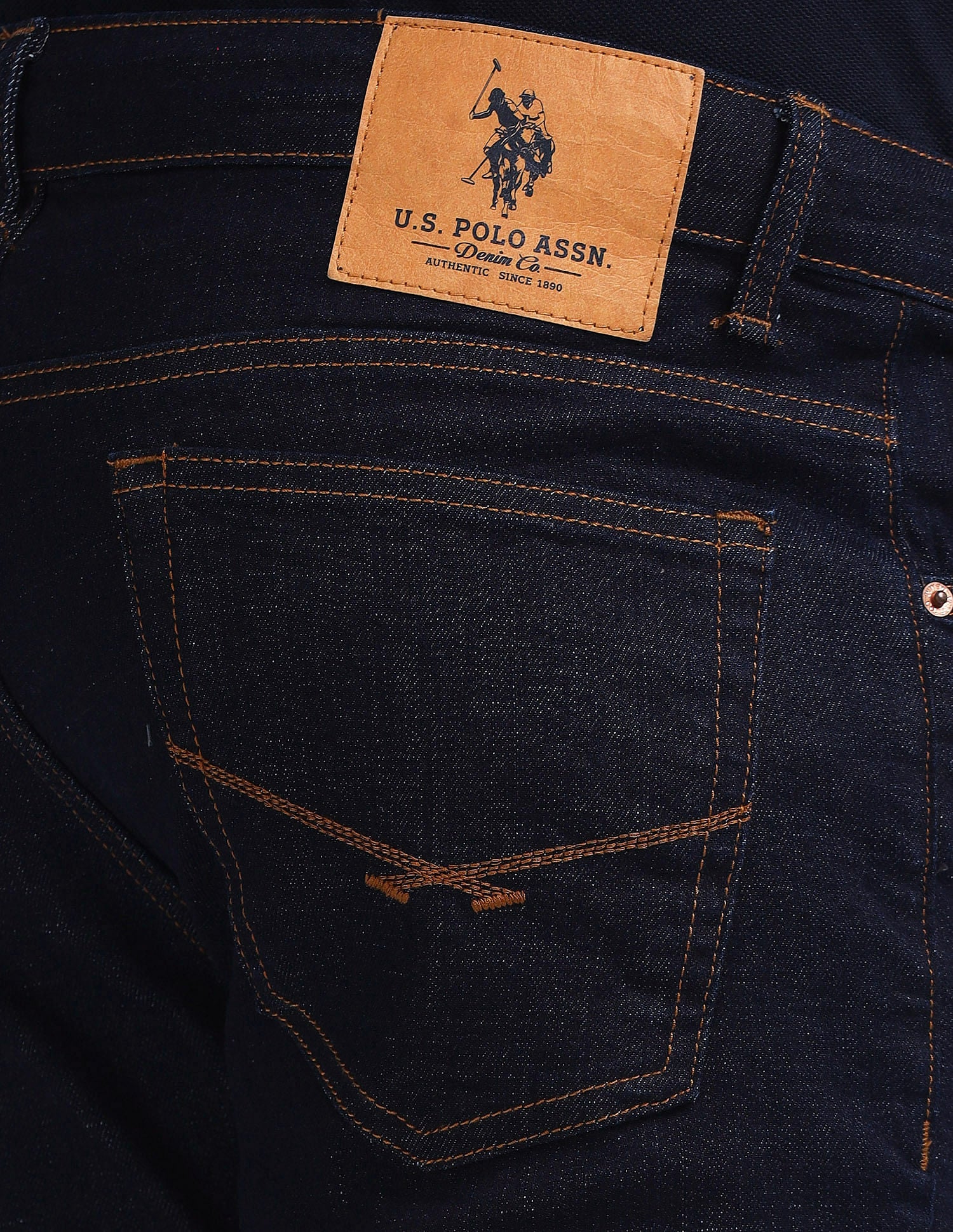Brandon Slim Tapered Blue Jeans - Image 8