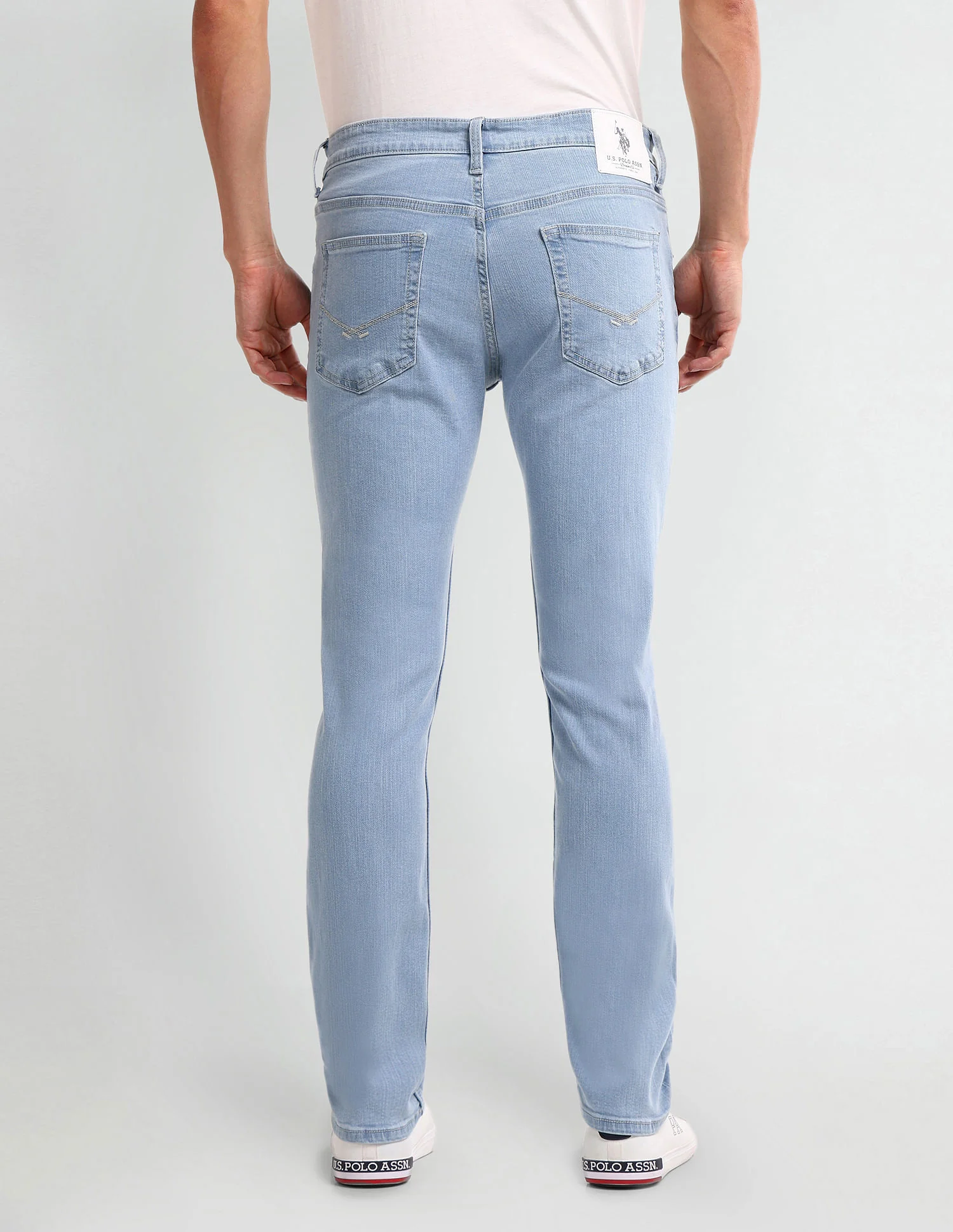 Brandon Slim Tapered Blue Jeans - Image 5