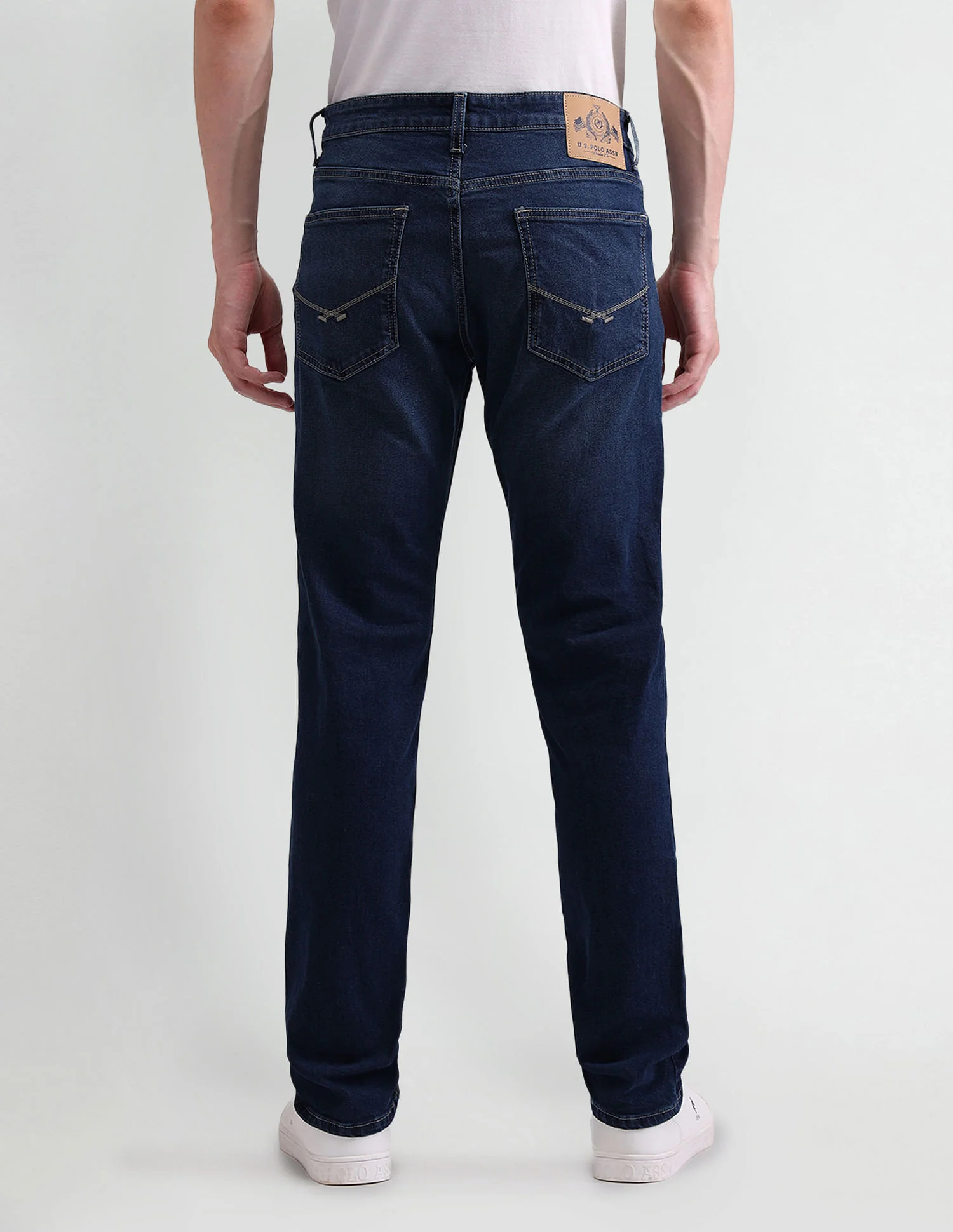Brandon Slim Tapered Blue Jeans - Image 5