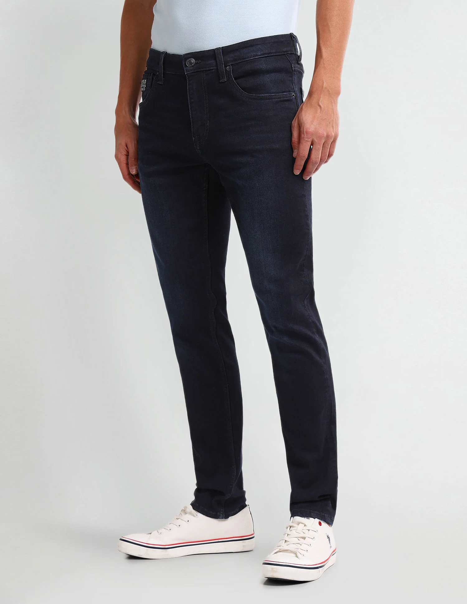 Brandon Slim Tapered Blue Jeans - Image 4