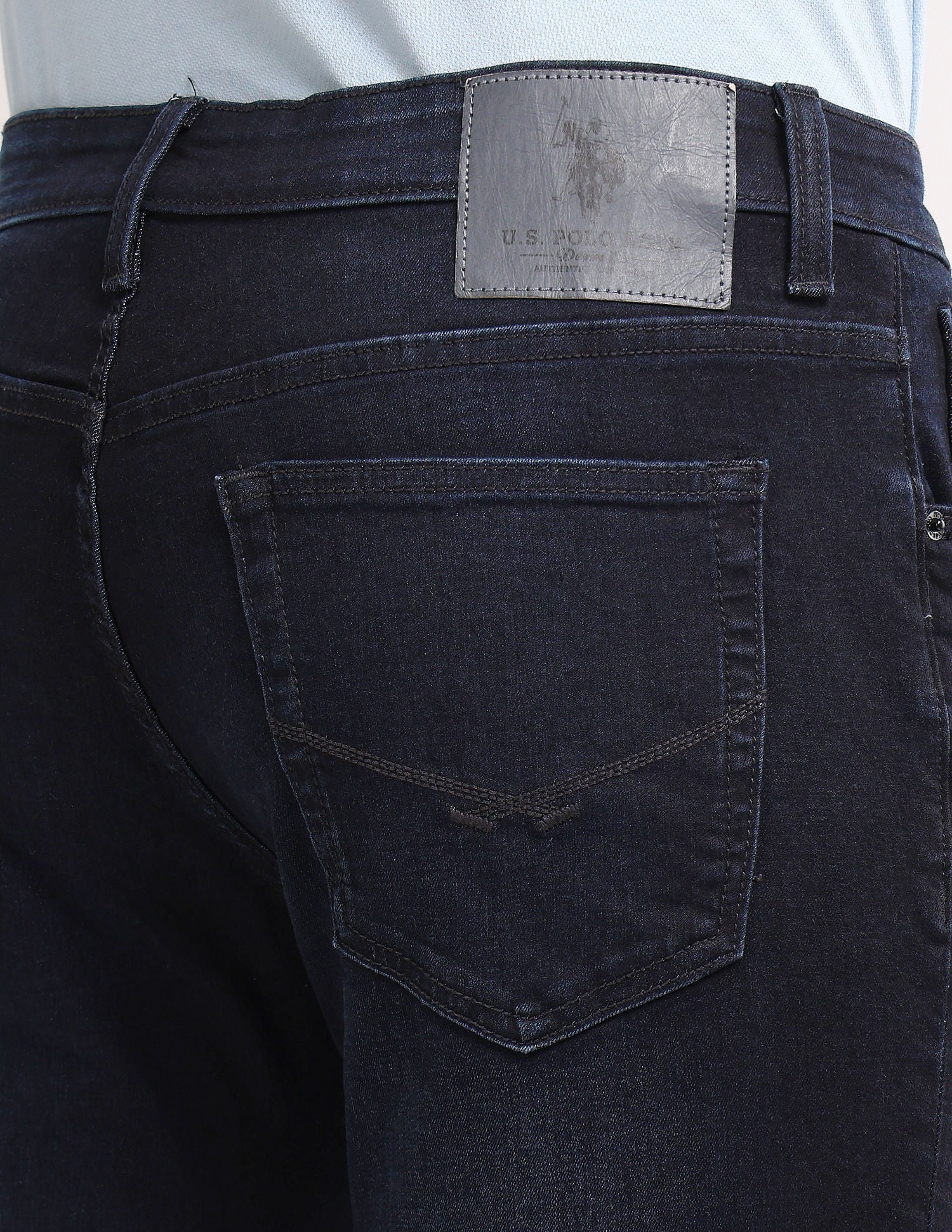Brandon Slim Tapered Blue Jeans - Image 7
