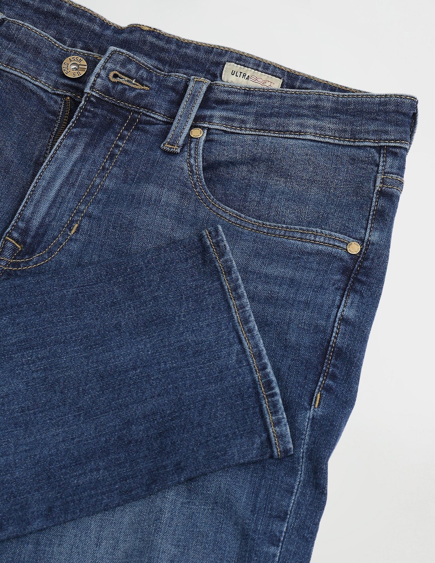 Brandon Slim Tapered Blue Jeans - Image 2