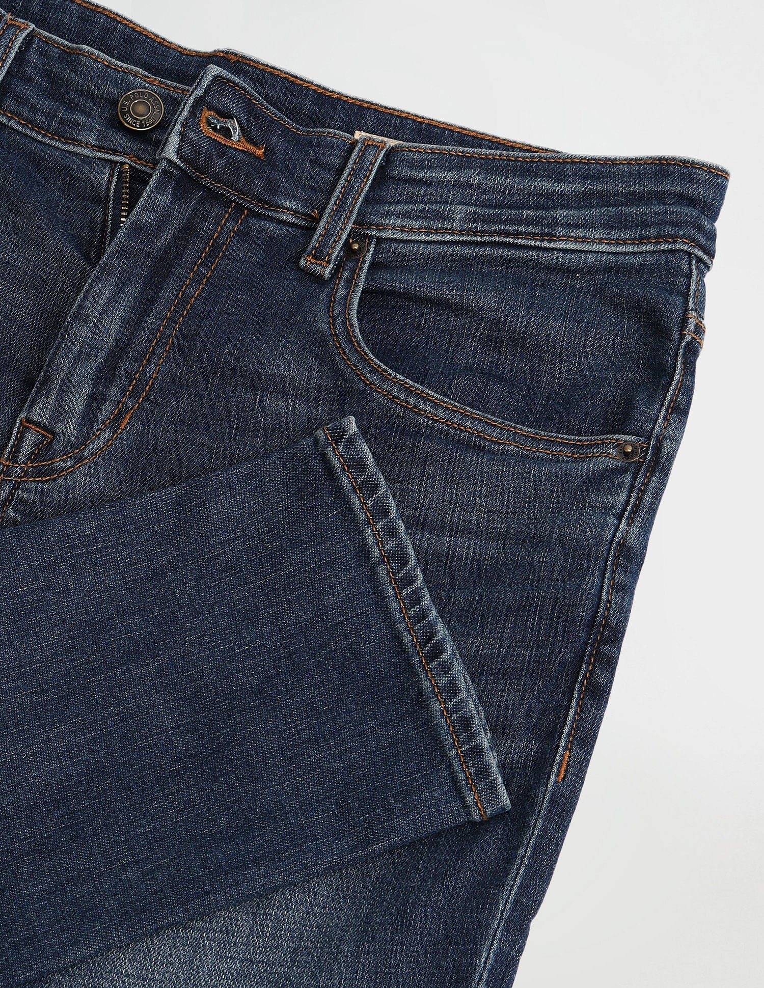 Brandon Slim Tapered Blue Jeans - Image 2