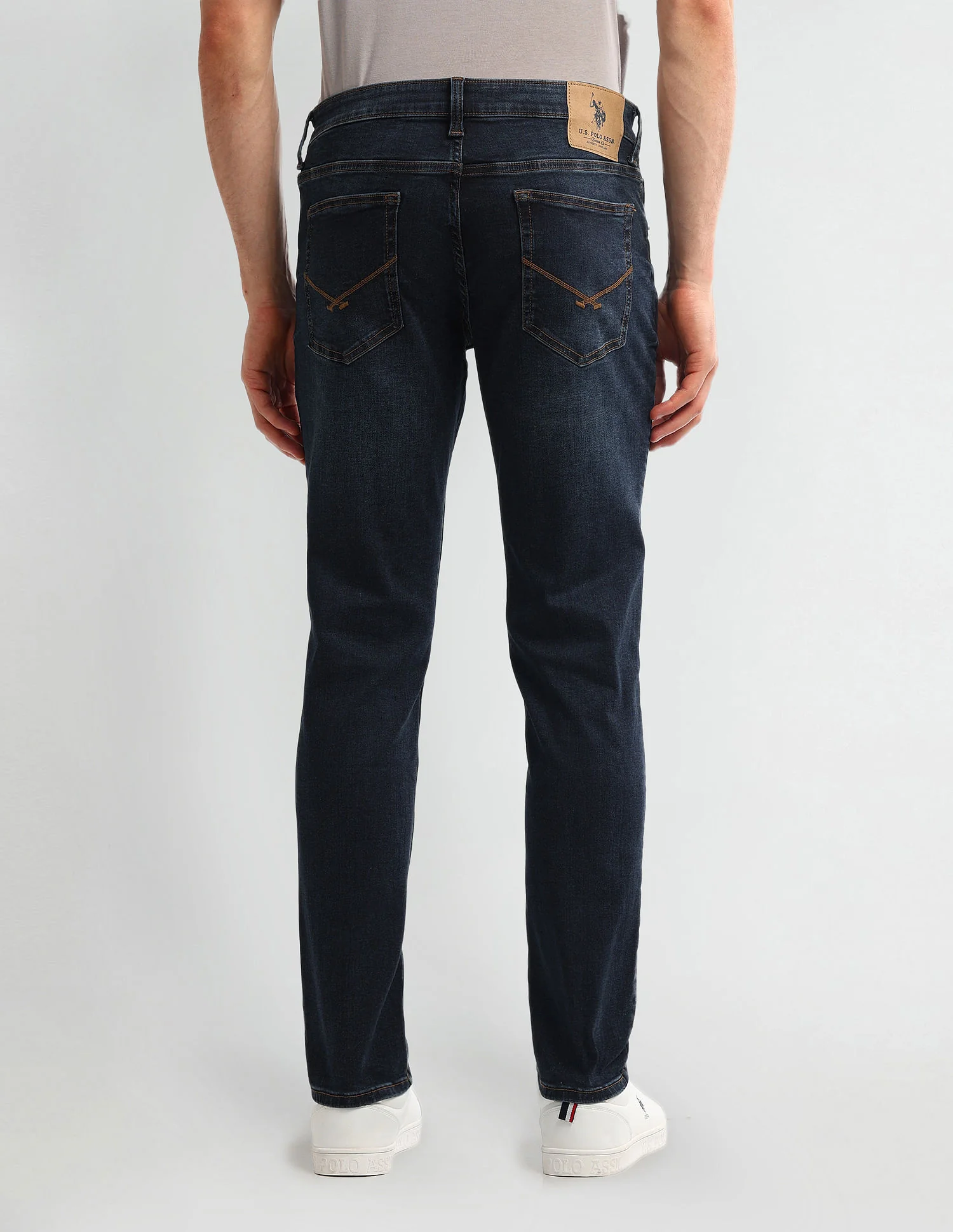 Brandon Slim Tapered Blue Jeans - Image 5