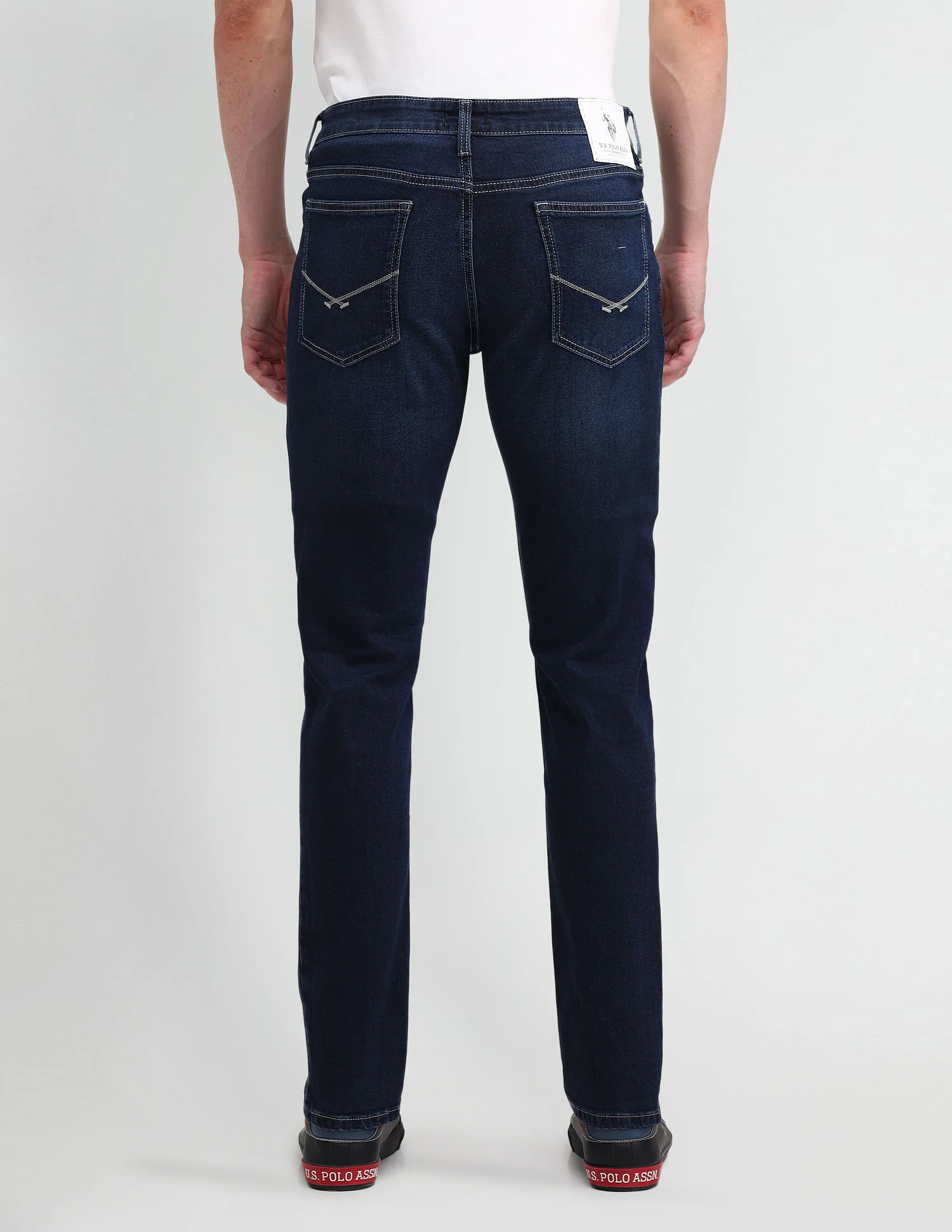 Brandon Slim Tapered Blue Jeans - Image 5