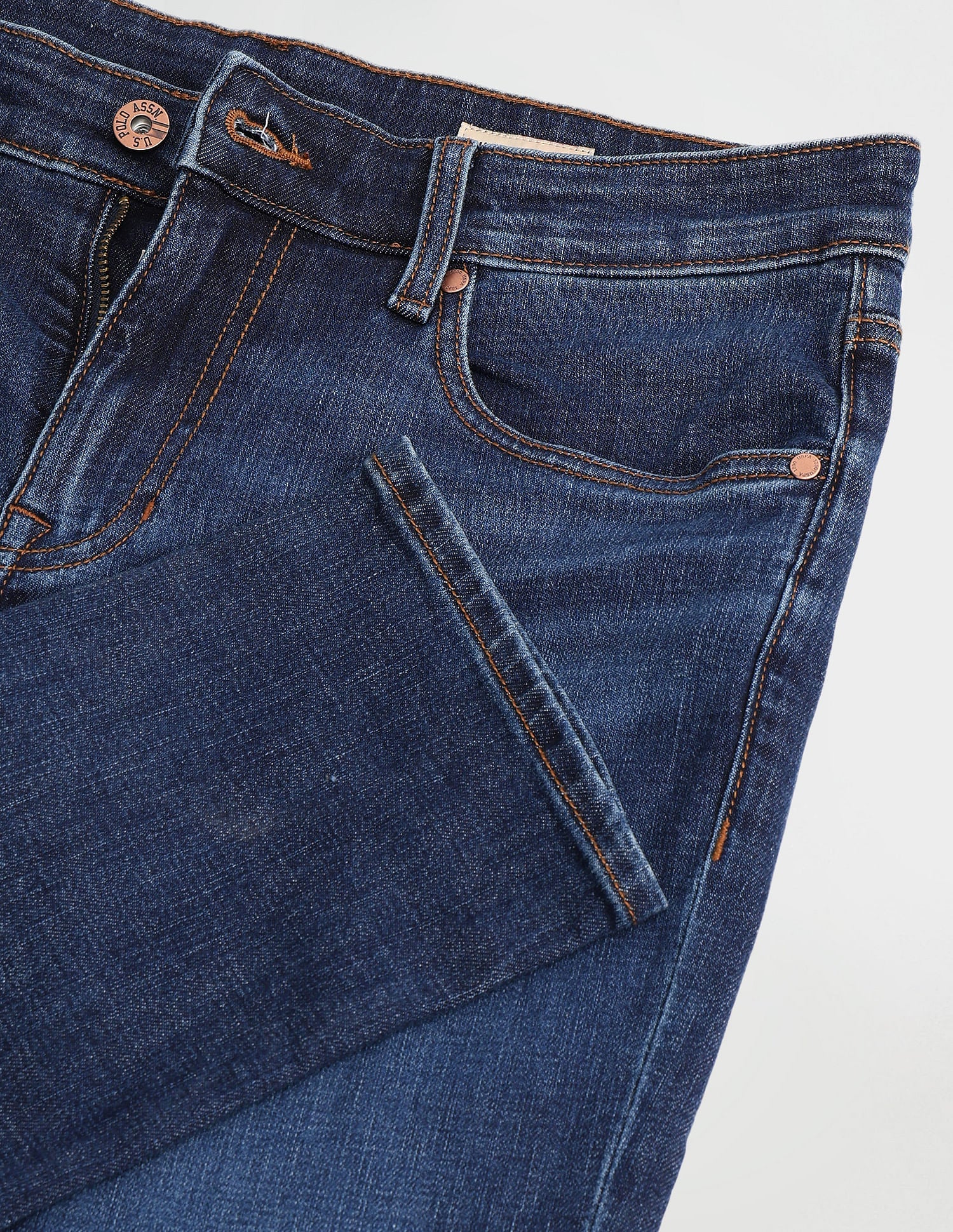 Brandon Slim Tapered Blue Jeans - Image 2
