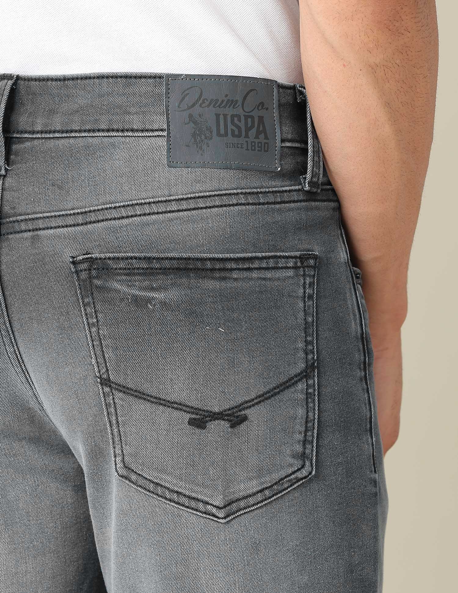 Brandon Slim Tapered Fit Black Jeans - Image 8