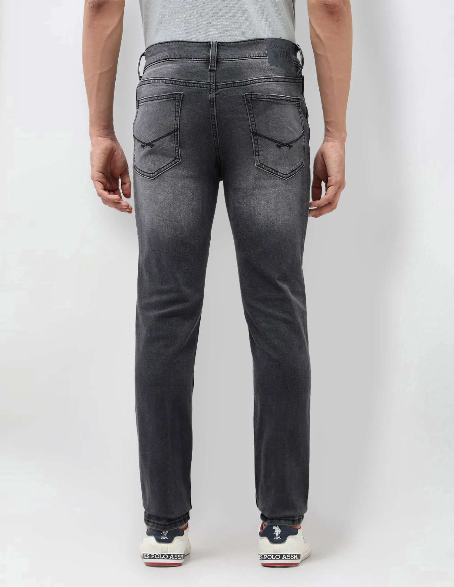 Brandon Slim Tapered Fit Black Jeans - Image 5