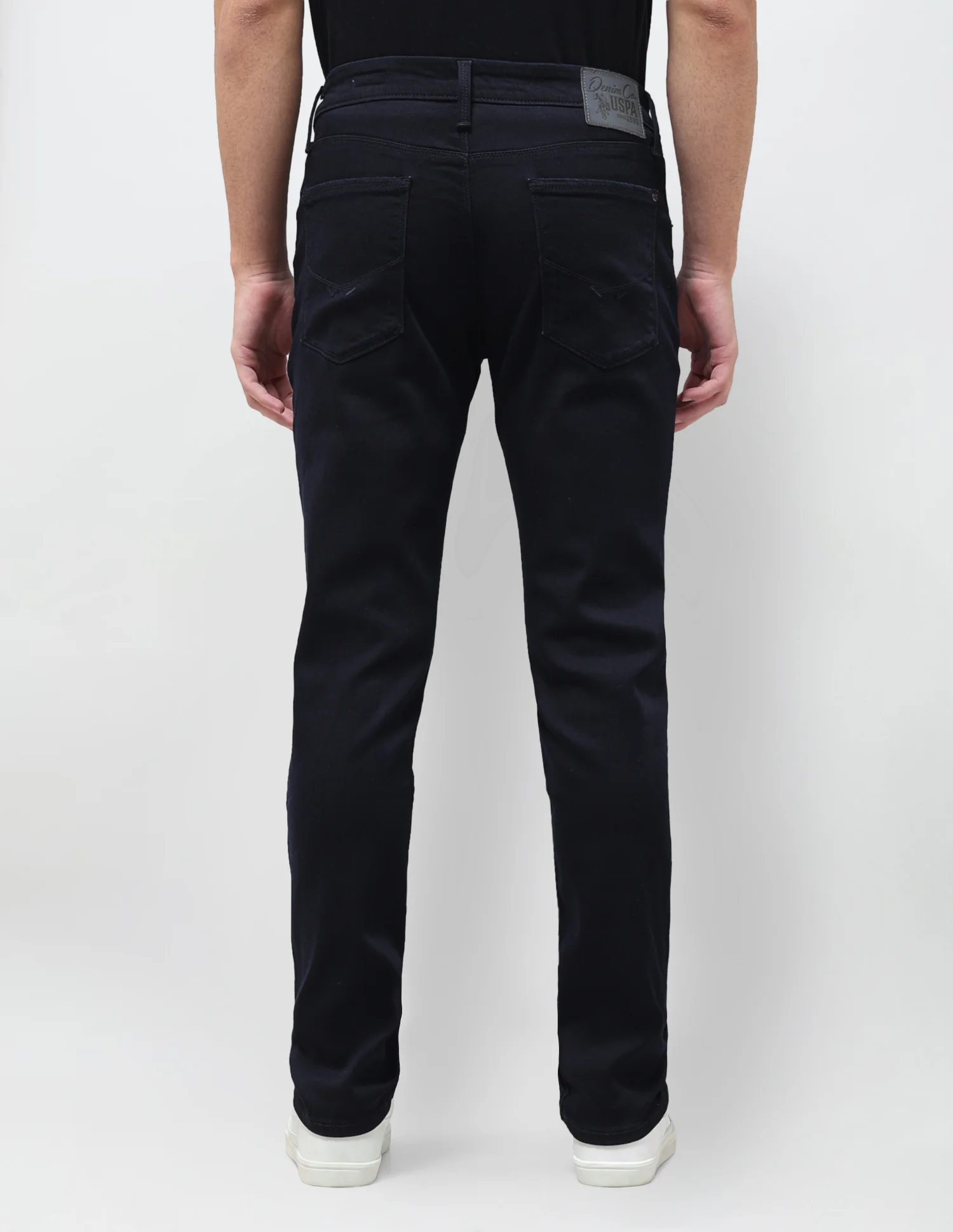 Brandon Slim Tapered Fit Black Jeans - Image 5