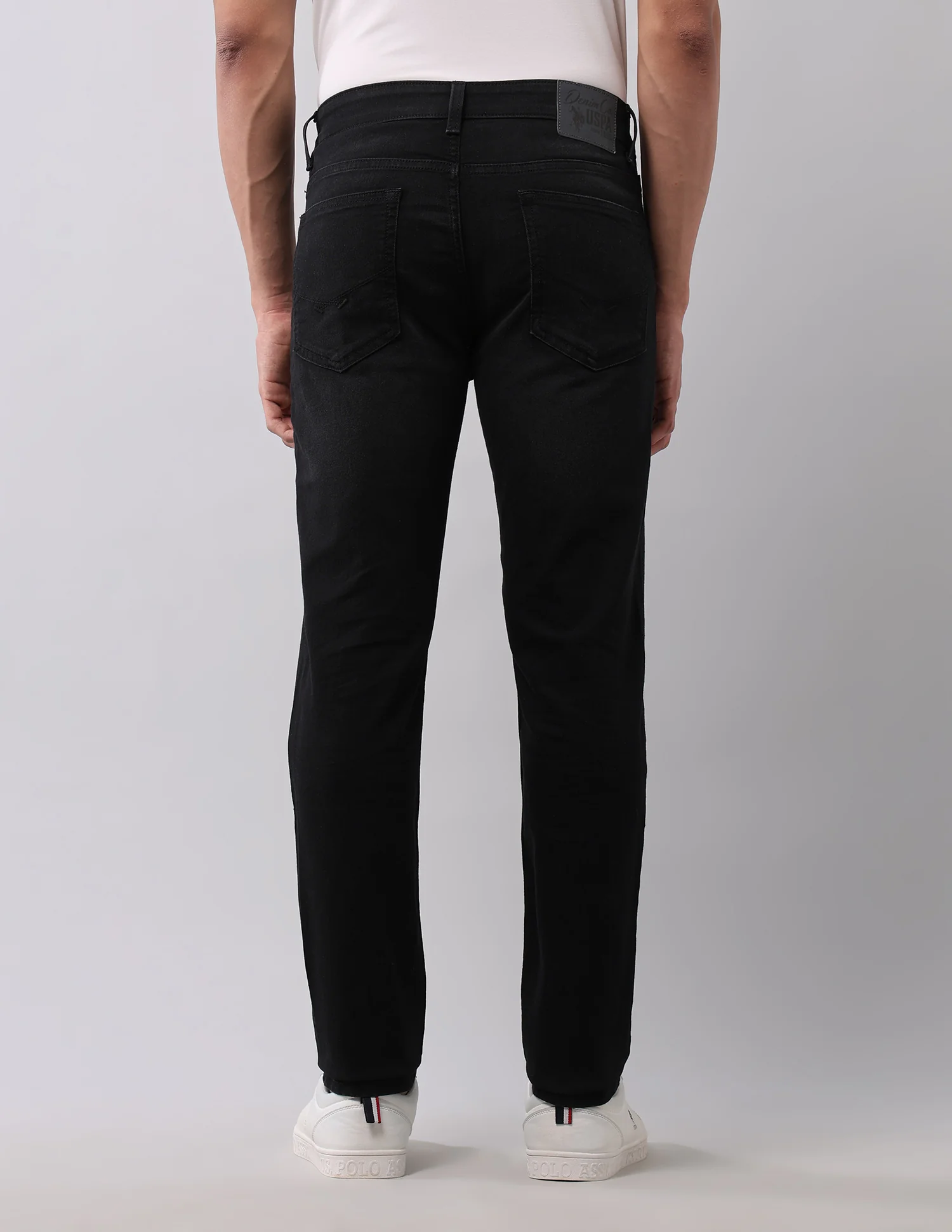 Brandon Slim Tapered Fit Black Jeans - Image 5