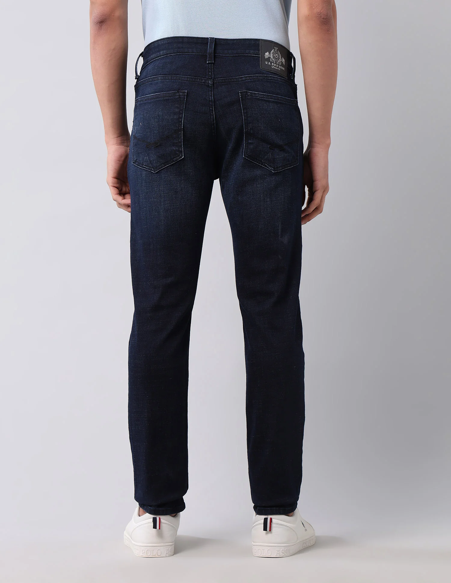 Brandon Slim Tapered Fit Black Jeans - Image 5