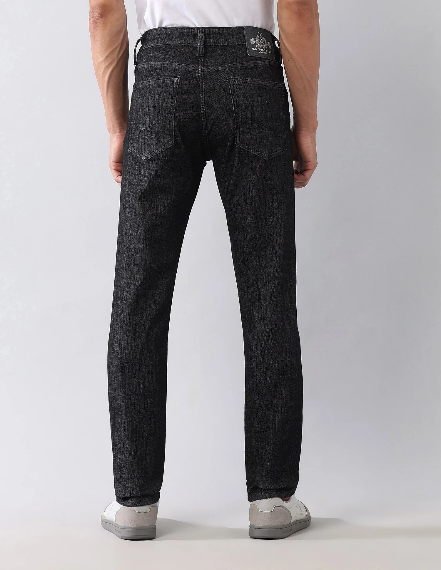 Brandon Slim Tapered Fit Black Jeans - Image 5
