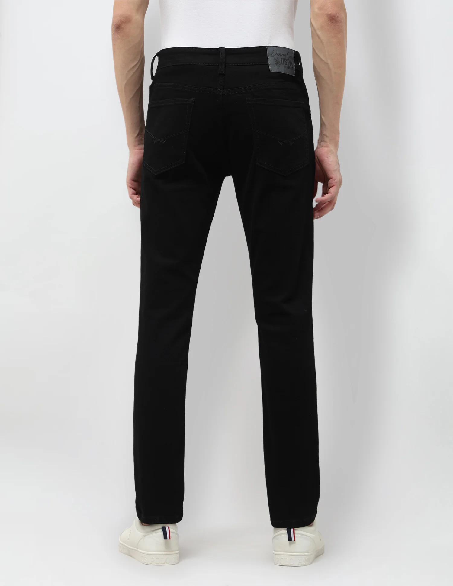 Brandon Slim Tapered Fit Black Jeans - Image 5