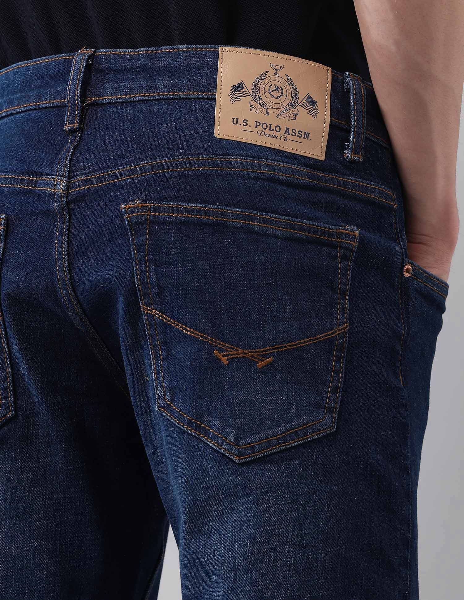 Brandon Slim Tapered Fit Blue Jeans - Image 8