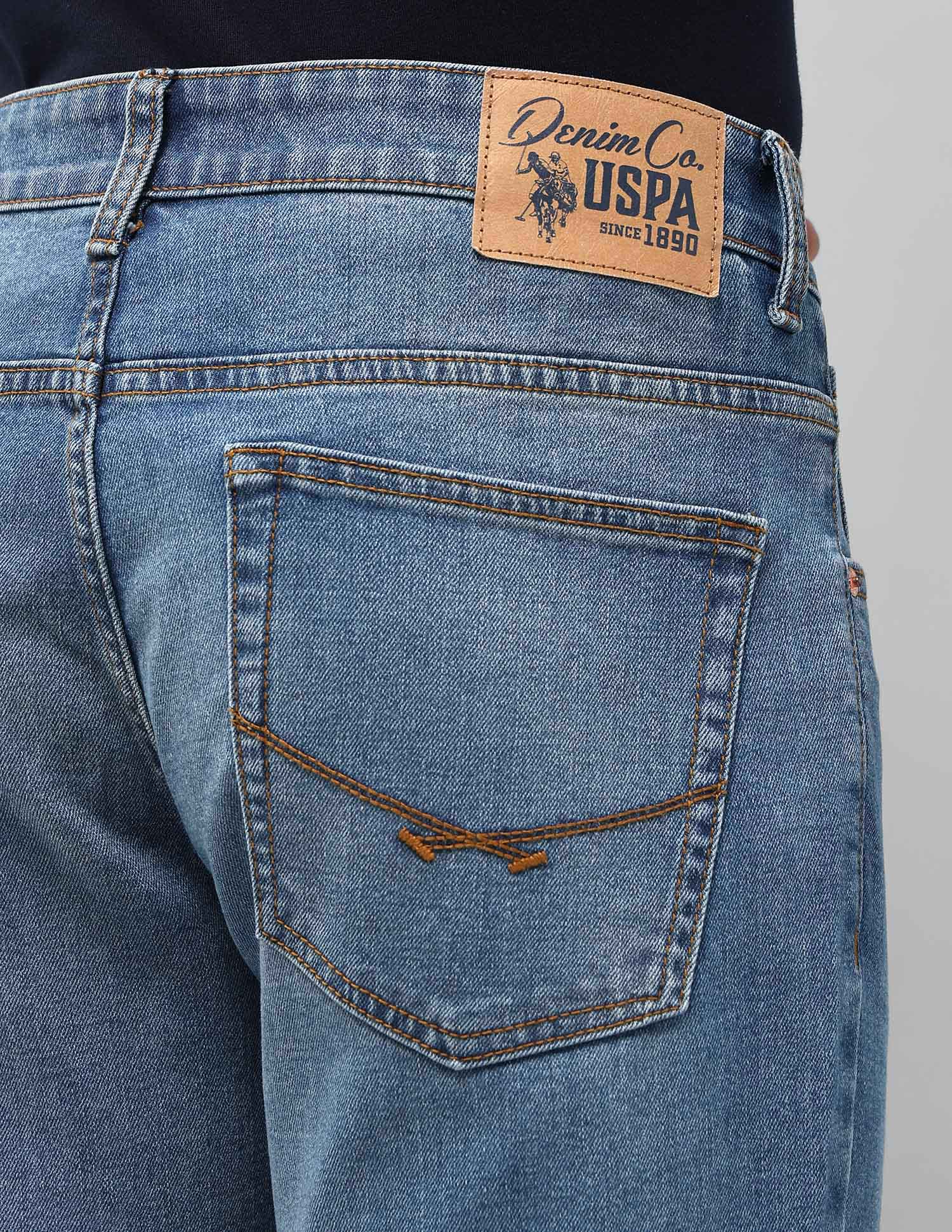 Brandon Slim Tapered Fit Blue Jeans - Image 8
