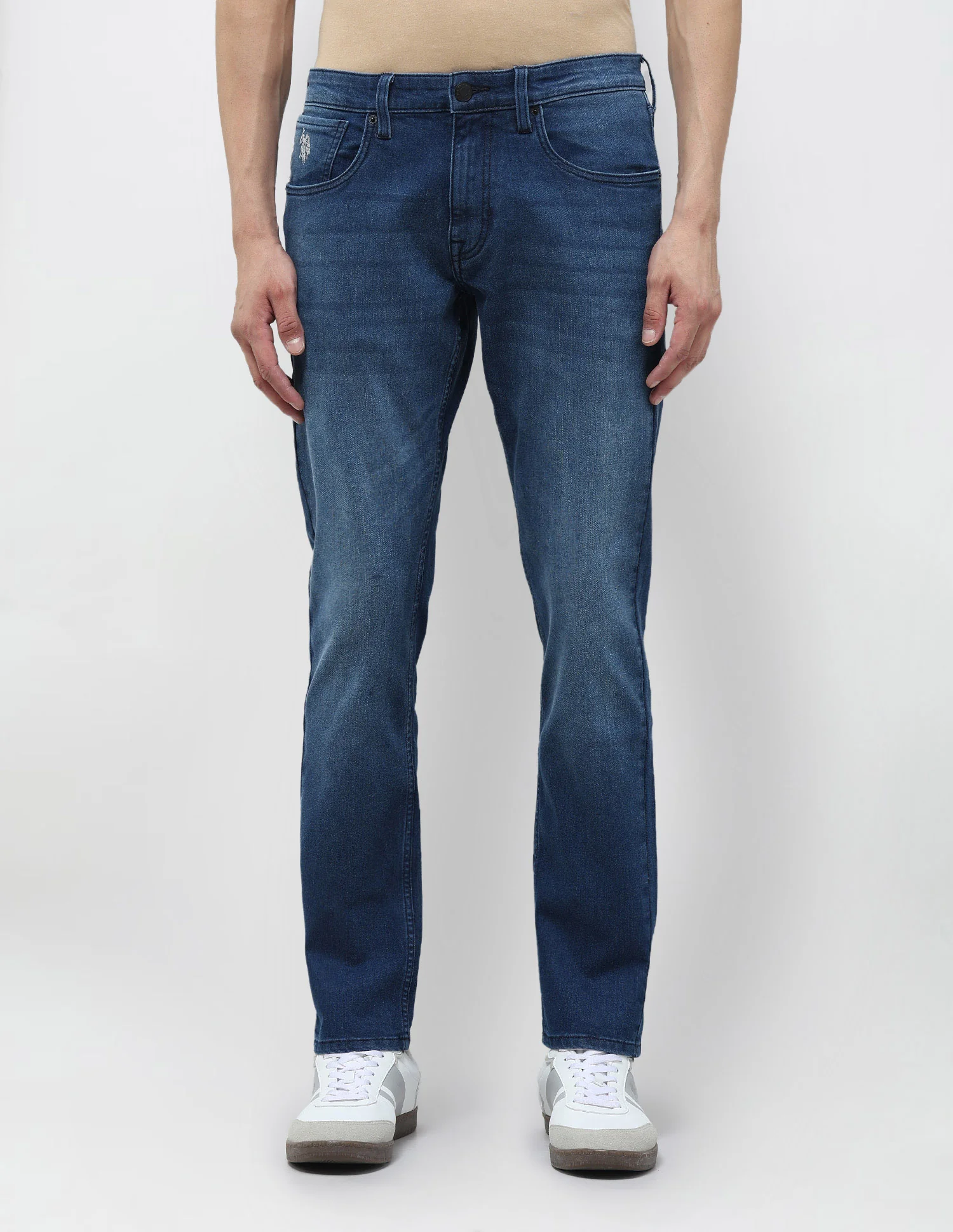 Brandon Slim Tapered Fit Blue Jeans - Image 6