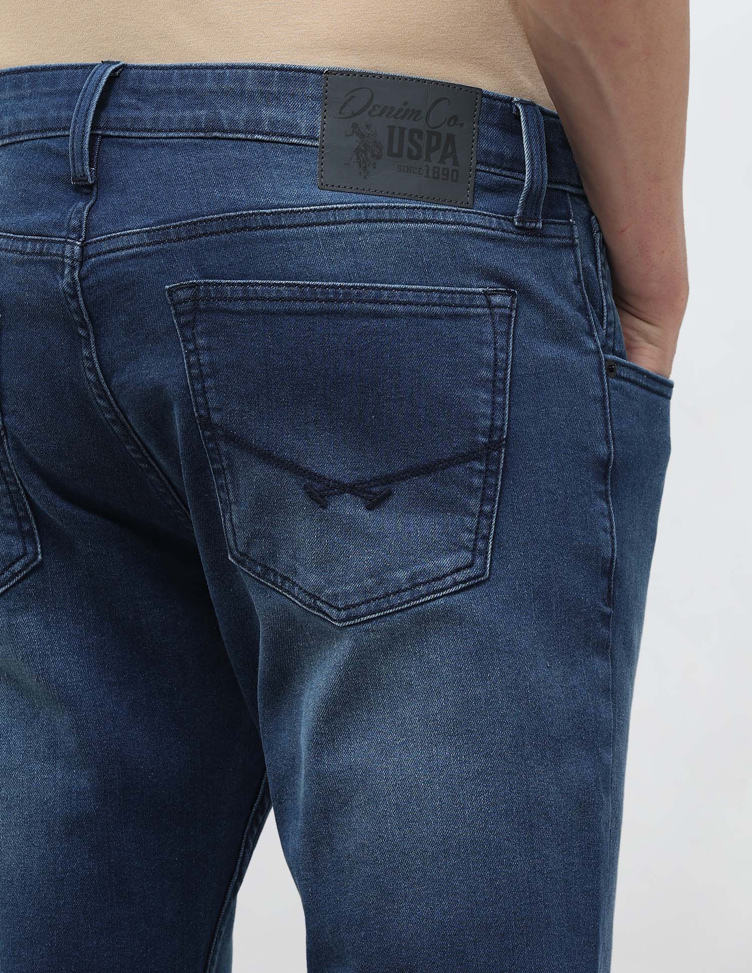 Brandon Slim Tapered Fit Blue Jeans - Image 8