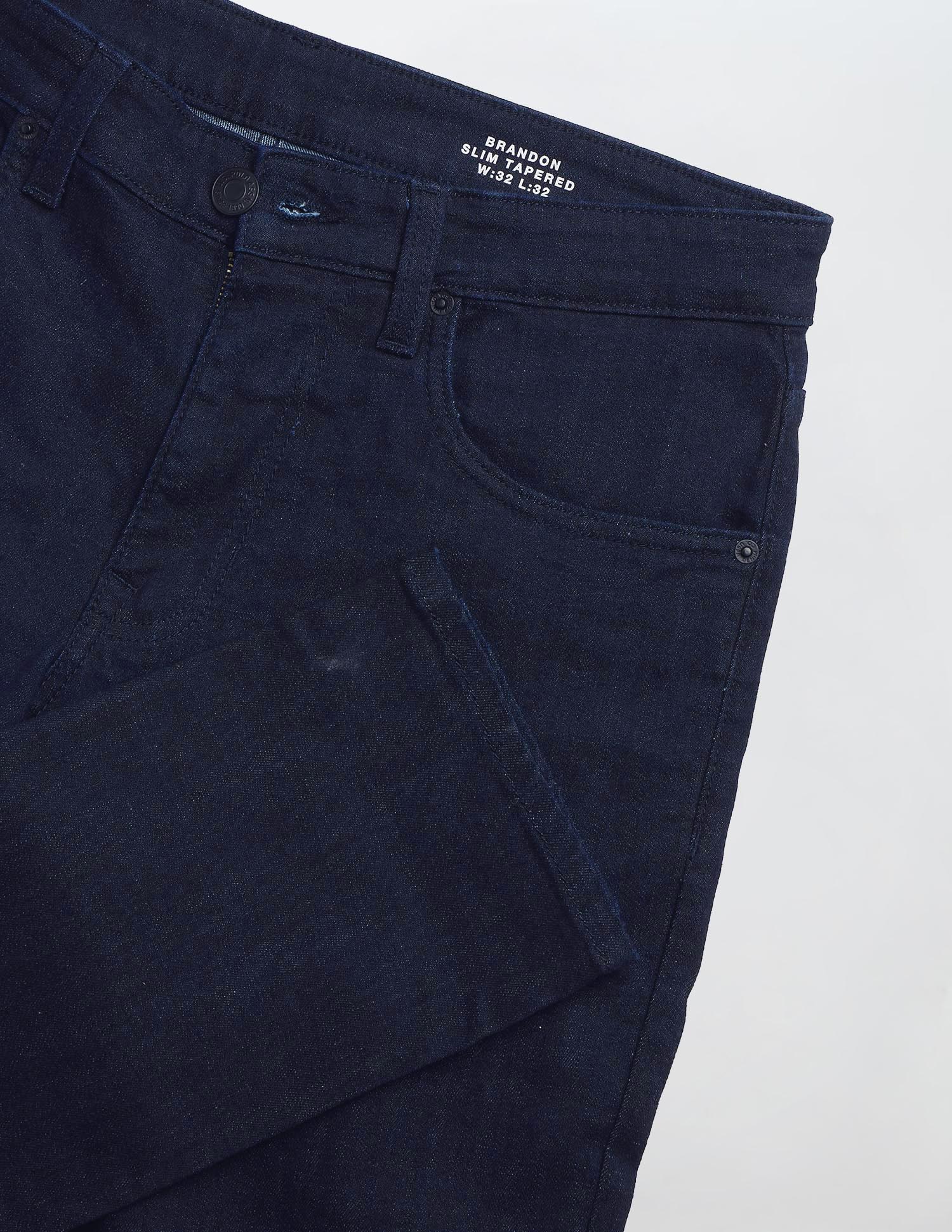 Brandon Slim Tapered Fit Blue Jeans - Image 2