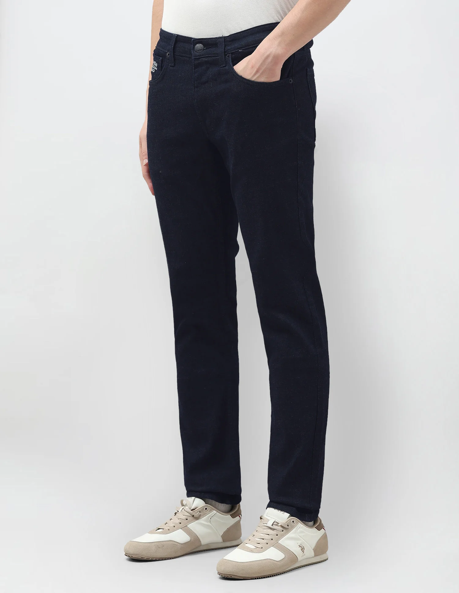 Brandon Slim Tapered Fit Blue Jeans - Image 4