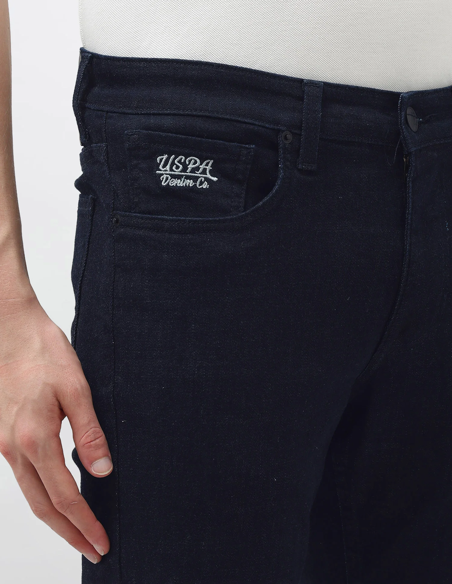 Brandon Slim Tapered Fit Blue Jeans - Image 7