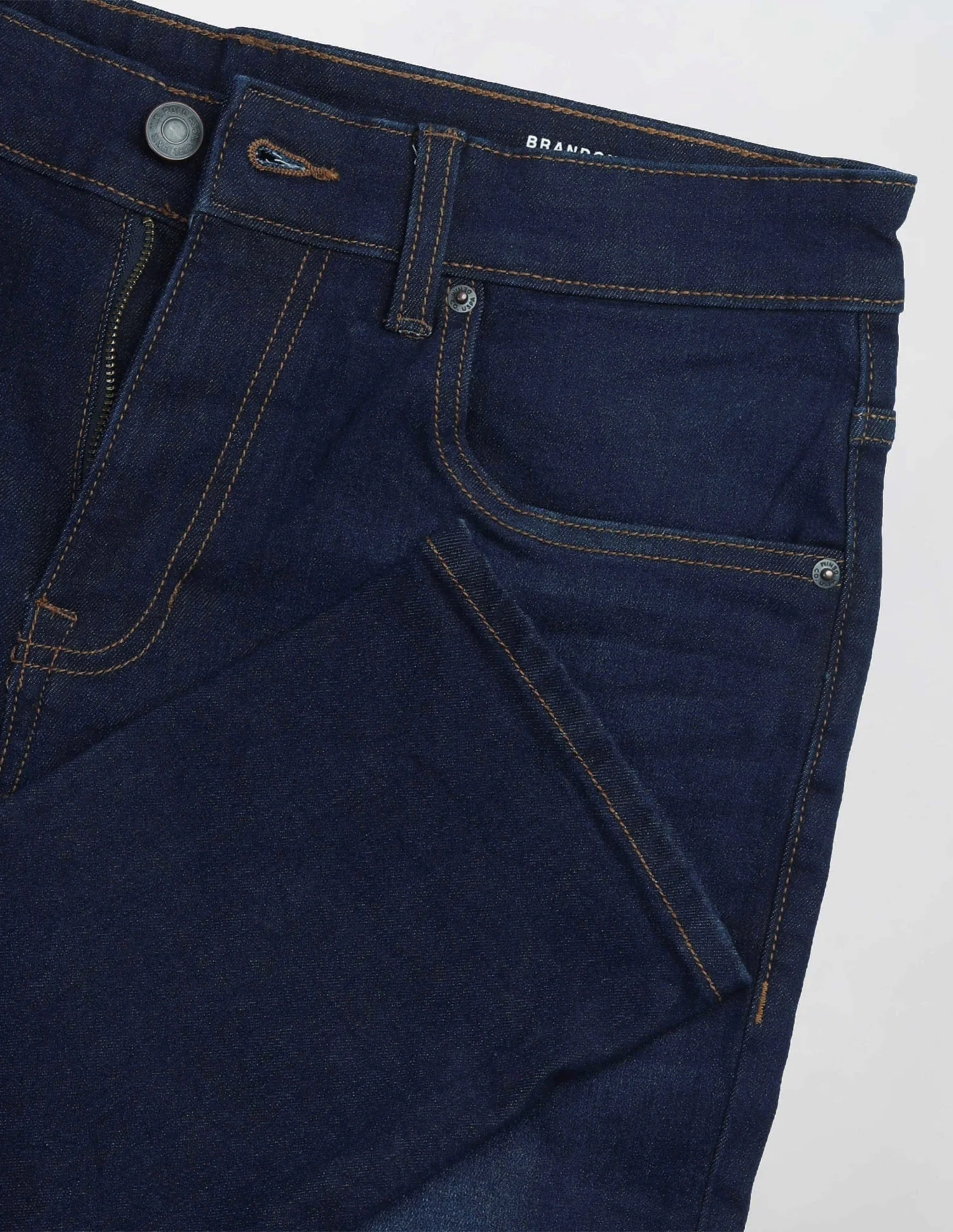 Brandon Slim Tapered Fit Blue Jeans - Image 2