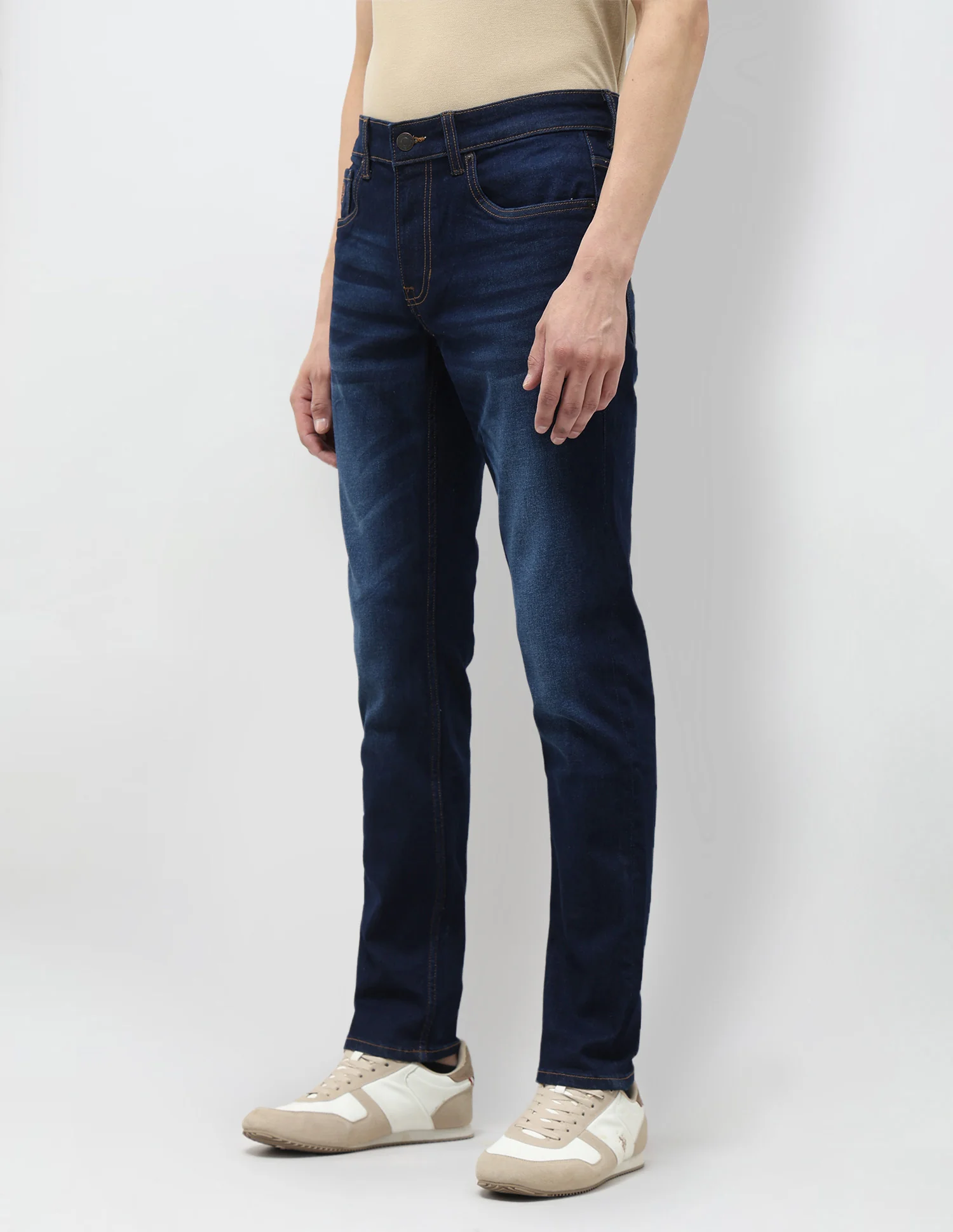 Brandon Slim Tapered Fit Blue Jeans - Image 4