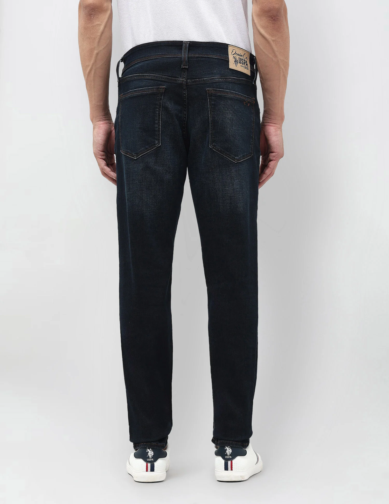 Brandon Slim Tapered Fit Blue Jeans - Image 5
