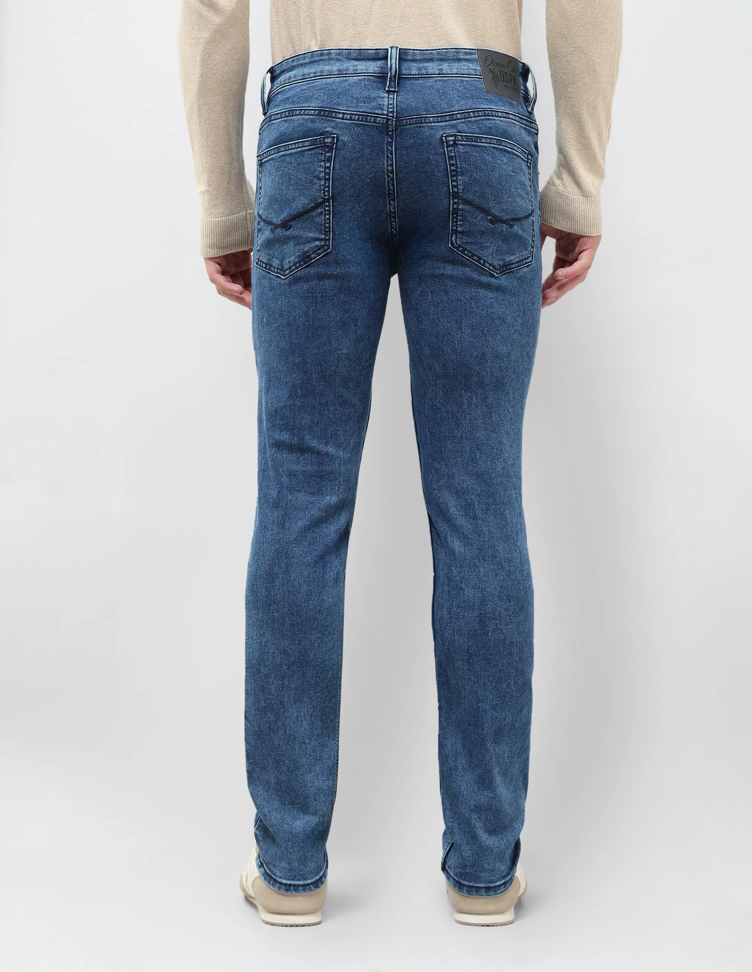 Brandon Slim Tapered Fit Blue Jeans - Image 5