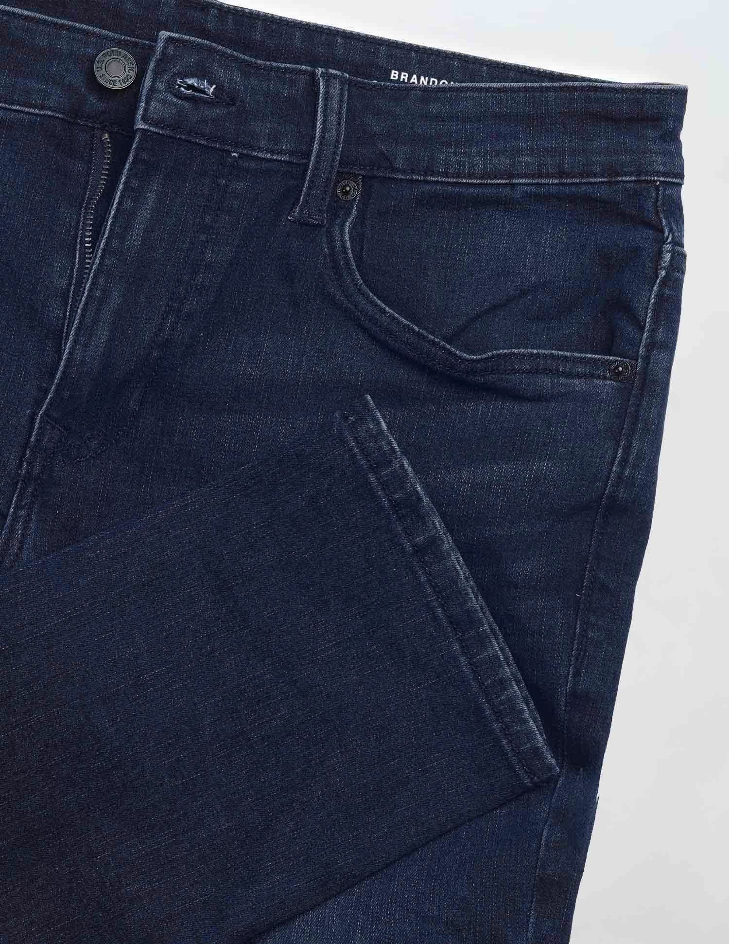 Brandon Slim Tapered Fit Blue Jeans - Image 2