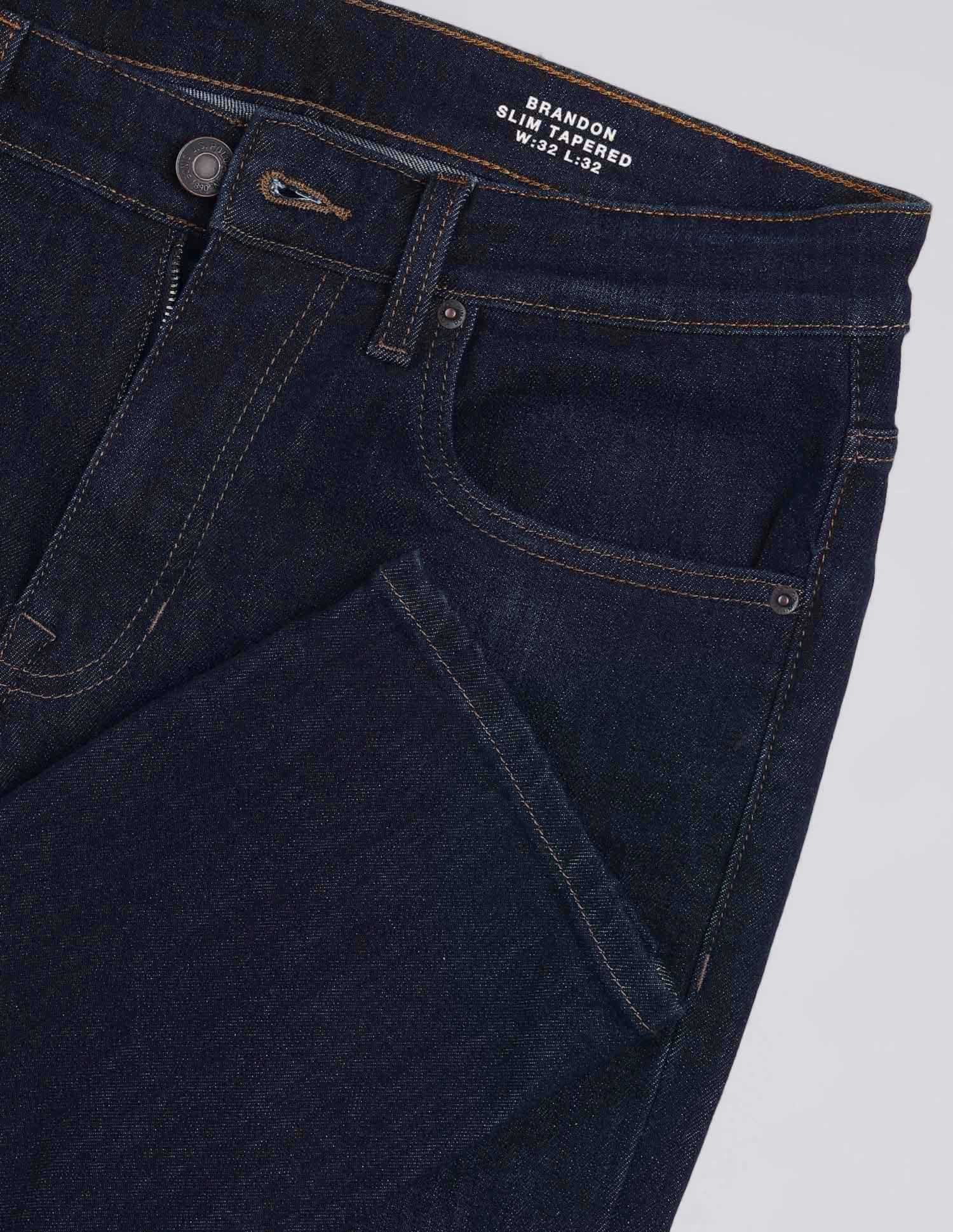 Brandon Slim Tapered Fit Blue Jeans - Image 2