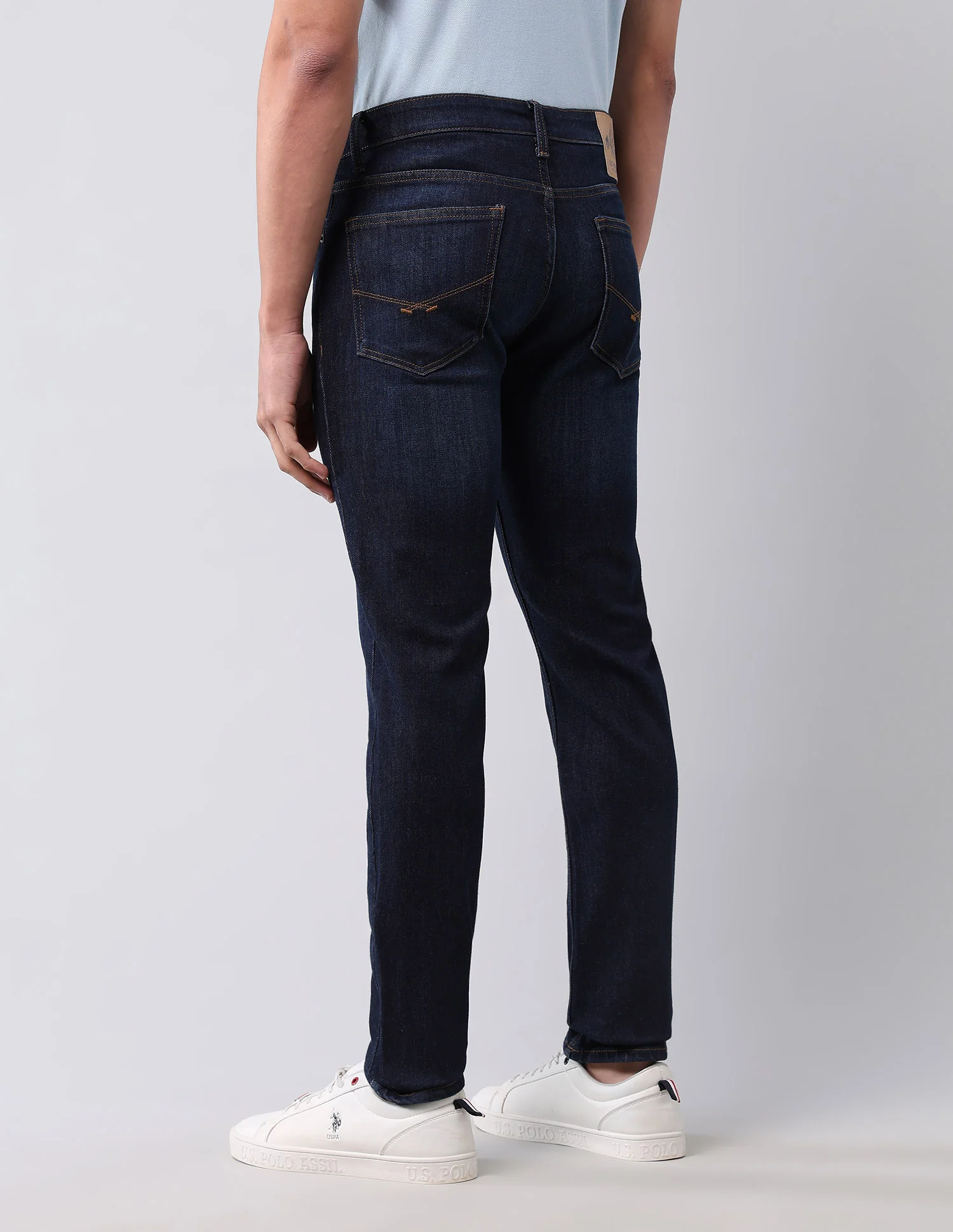 Brandon Slim Tapered Fit Blue Jeans - Image 5