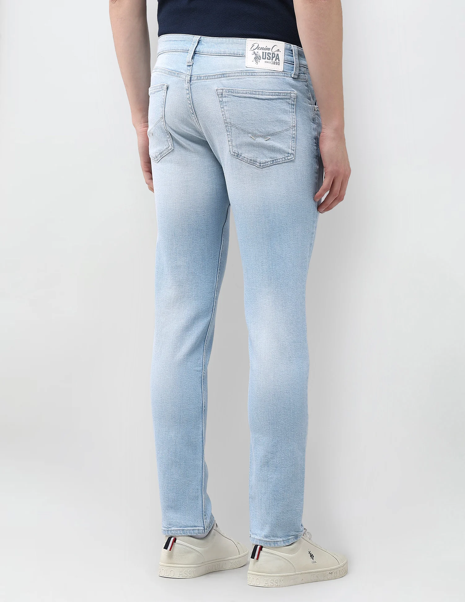 Brandon Slim Tapered Fit Blue Jeans - Image 5
