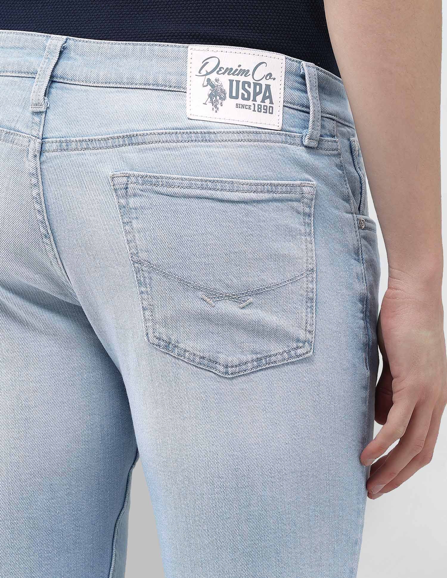 Brandon Slim Tapered Fit Blue Jeans - Image 8