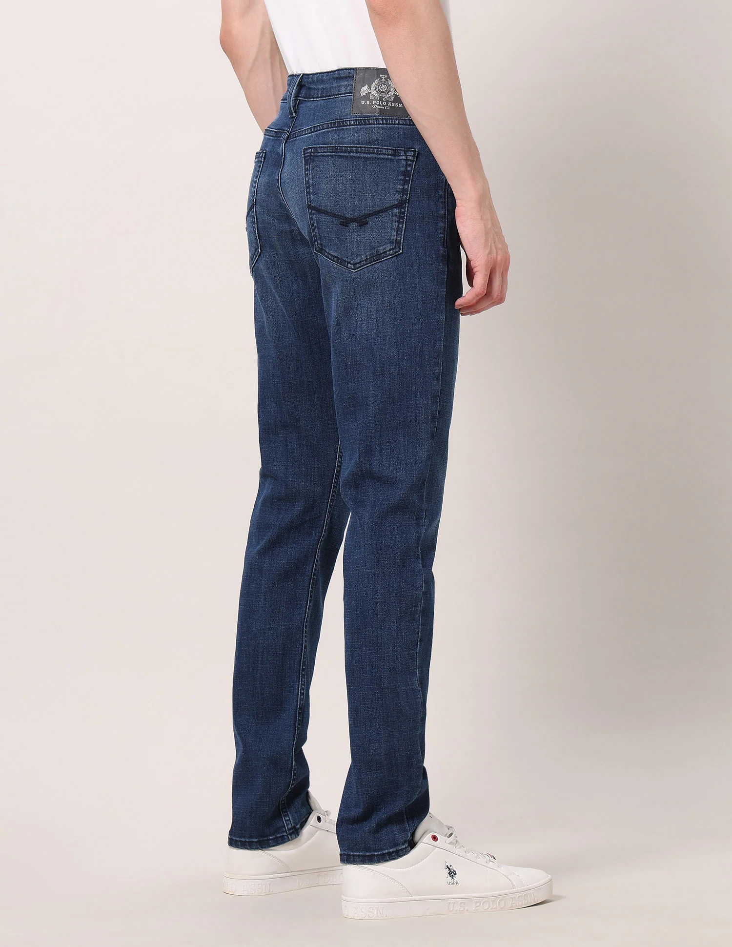 Brandon Slim Tapered Fit Blue Jeans - Image 5