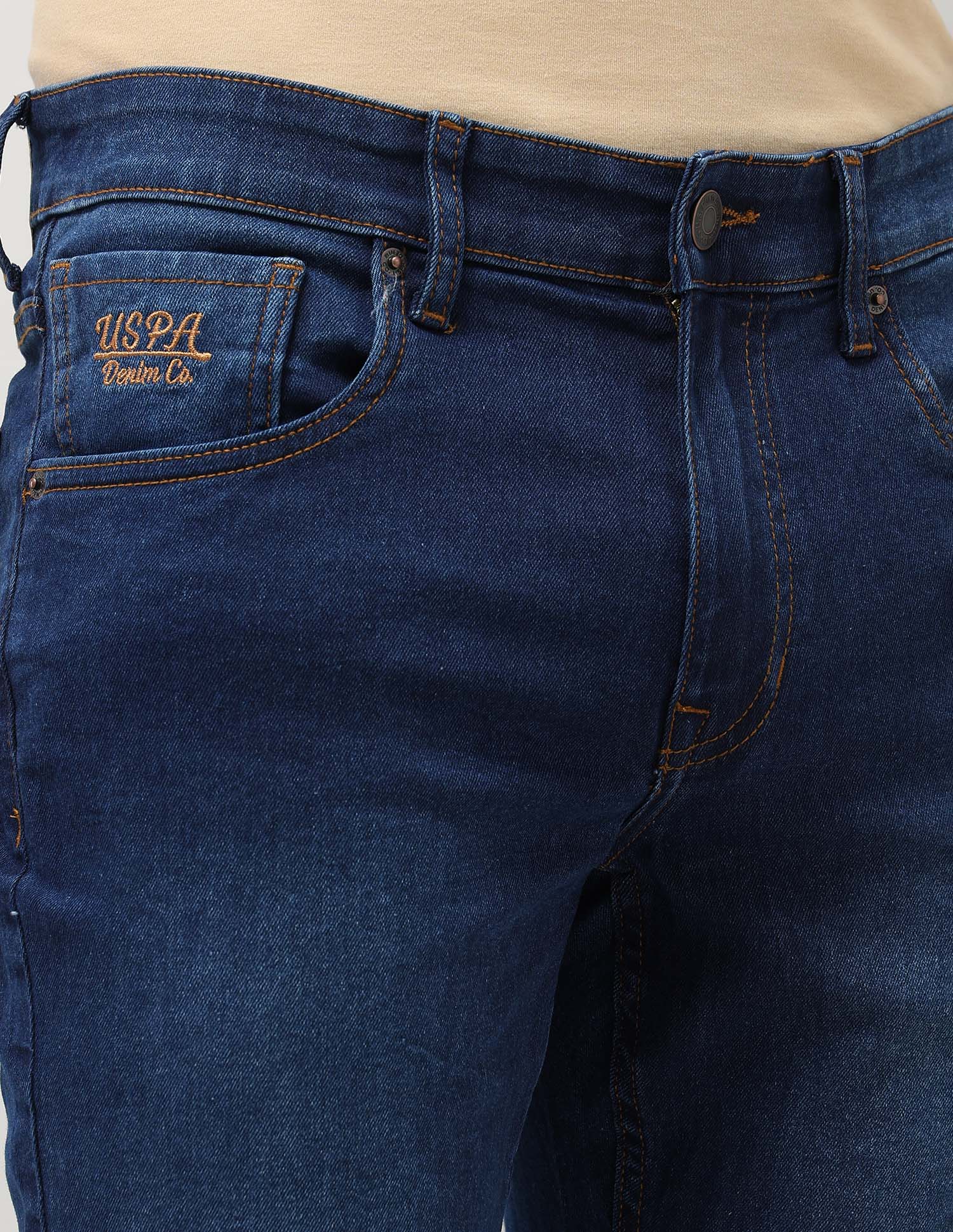 Brandon Slim Tapered Fit Blue Jeans - Image 7