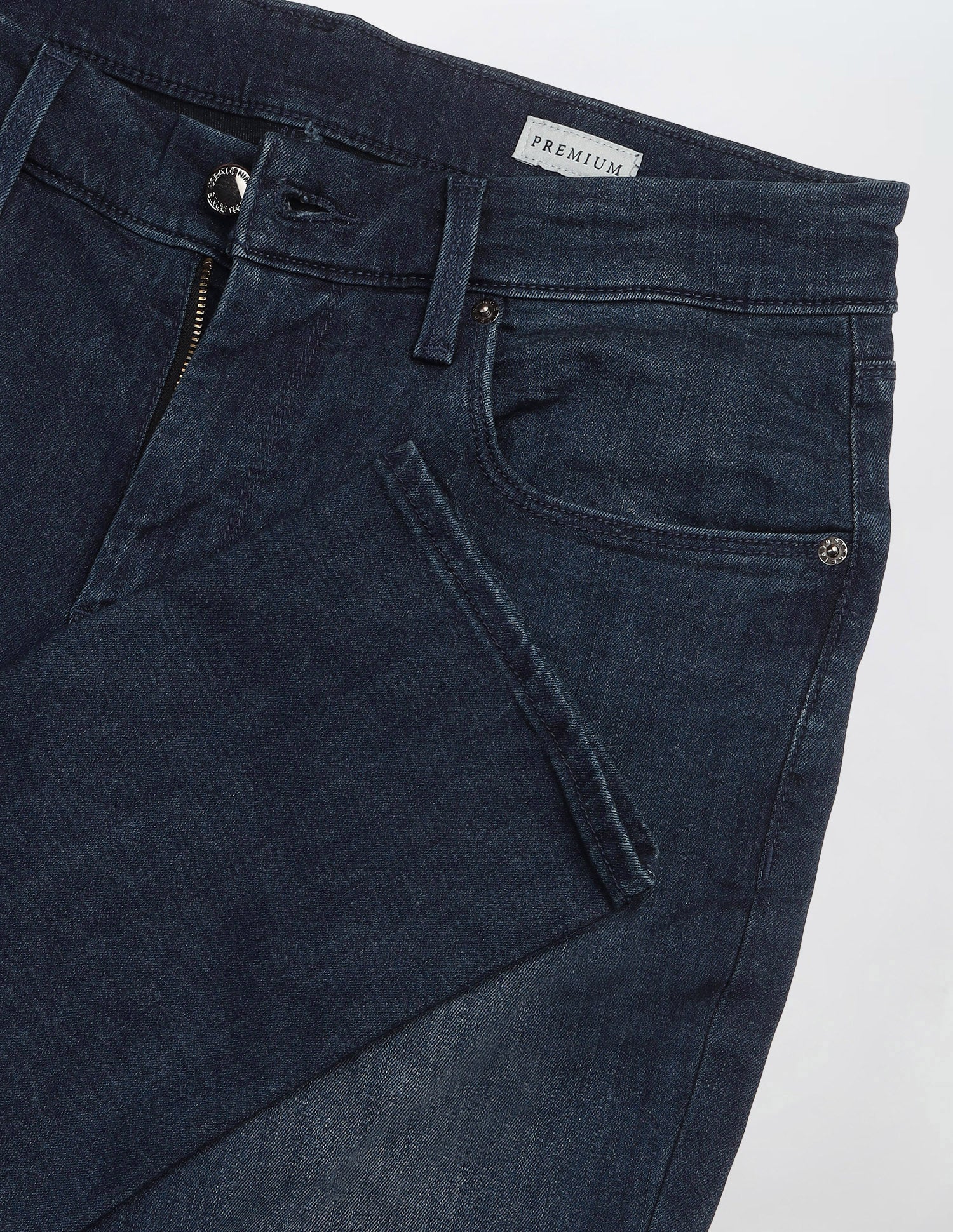 Brandon Slim Tapered Fit Blue Jeans - Image 2