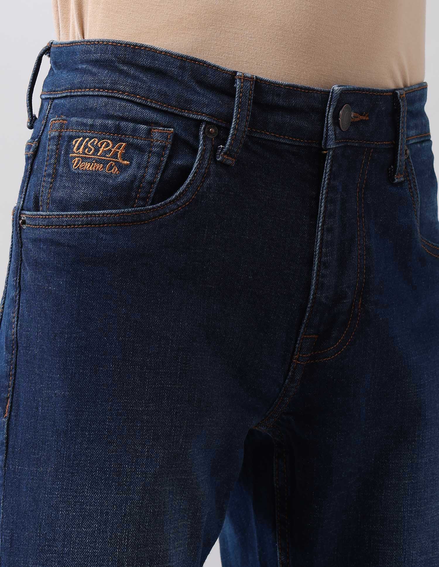 Brandon Slim Tapered Fit Blue Jeans - Image 7