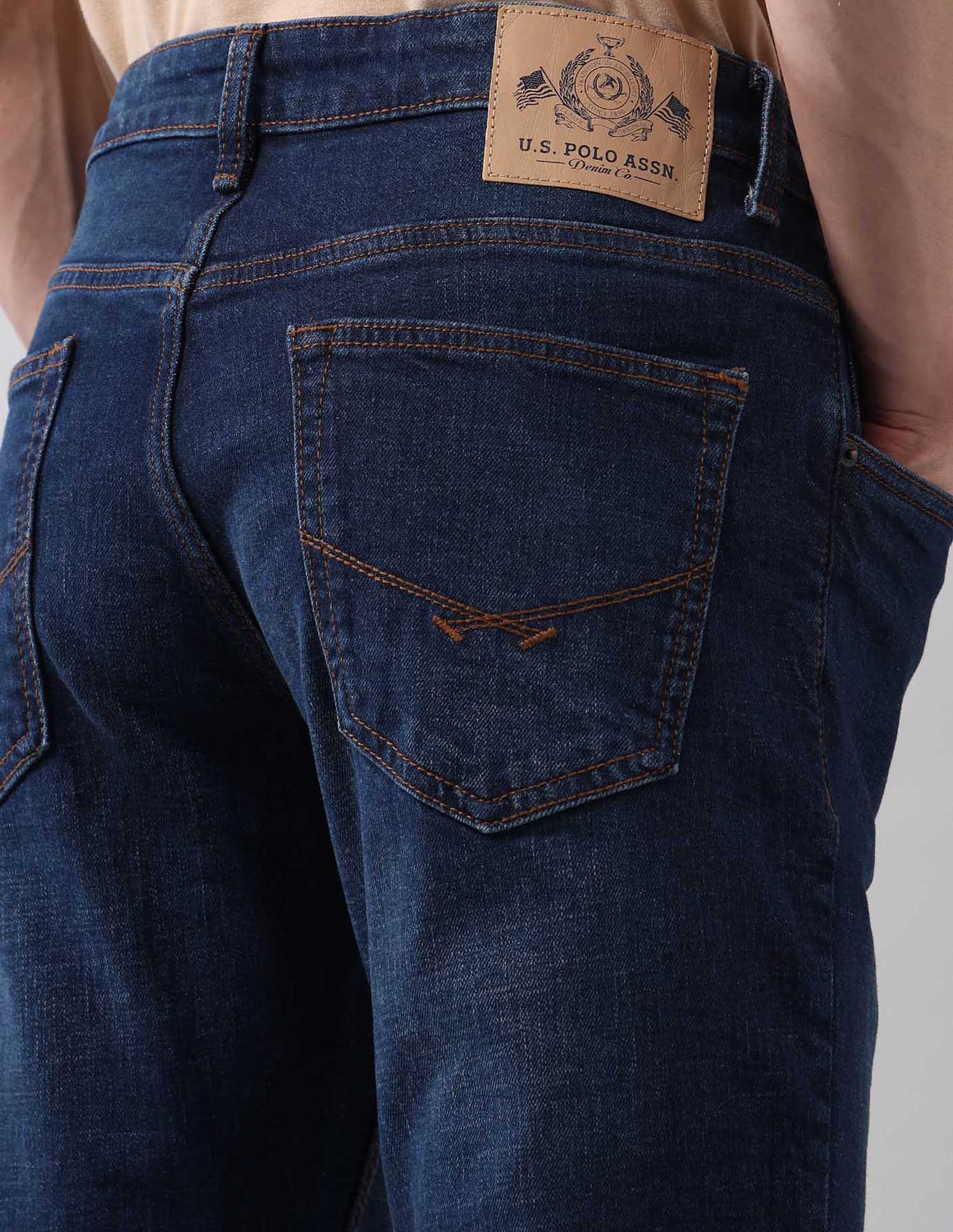 Brandon Slim Tapered Fit Blue Jeans - Image 8
