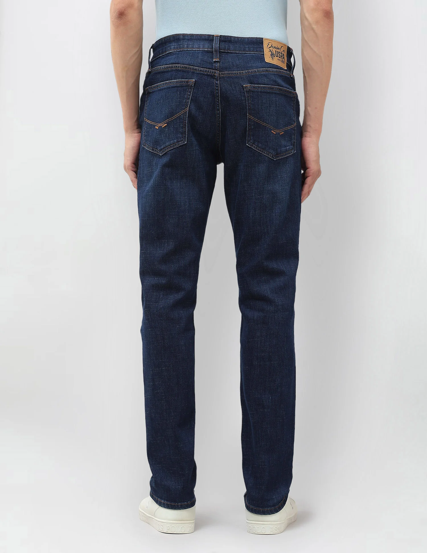 Brandon Slim Tapered Fit Blue Jeans - Image 5