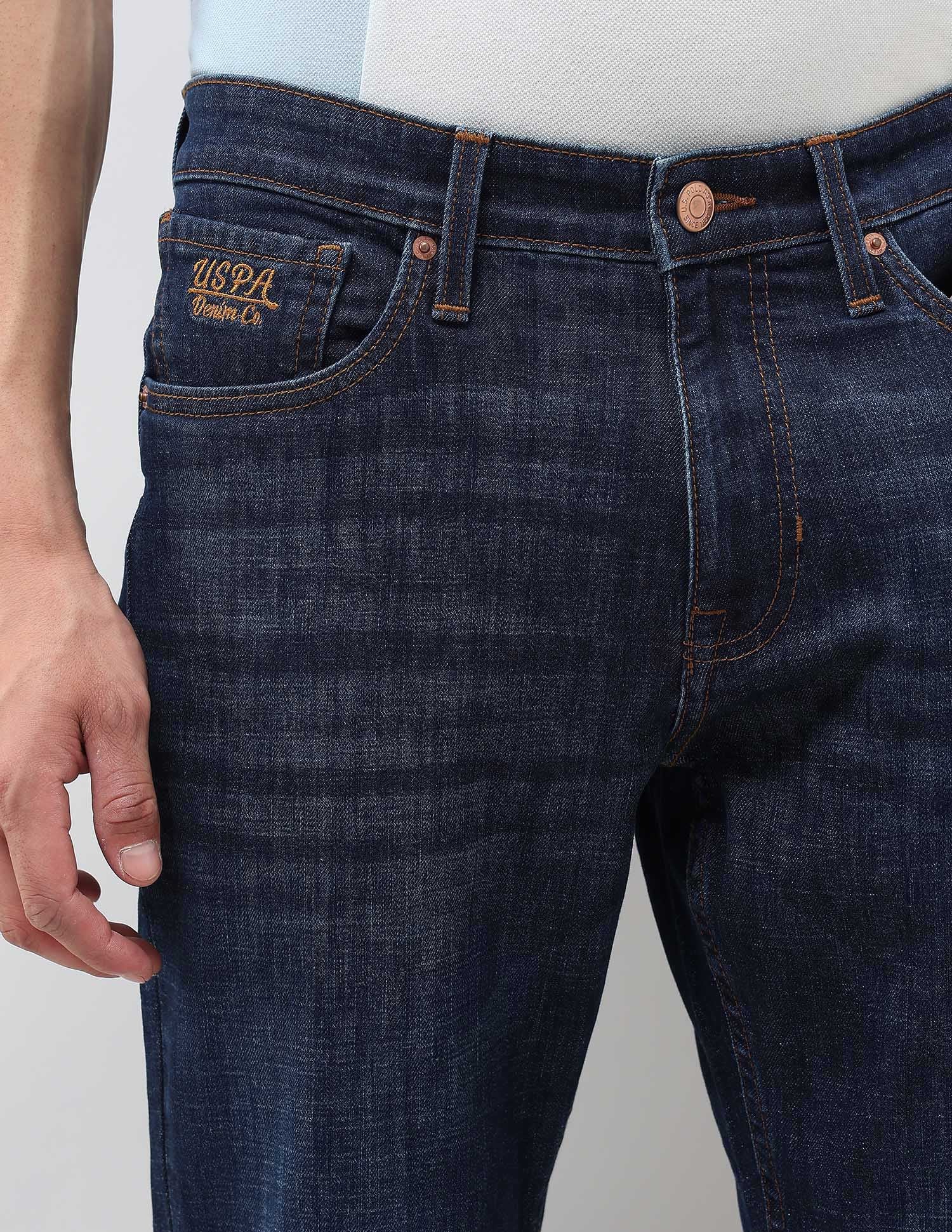 Brandon Slim Tapered Fit Blue Jeans - Image 7